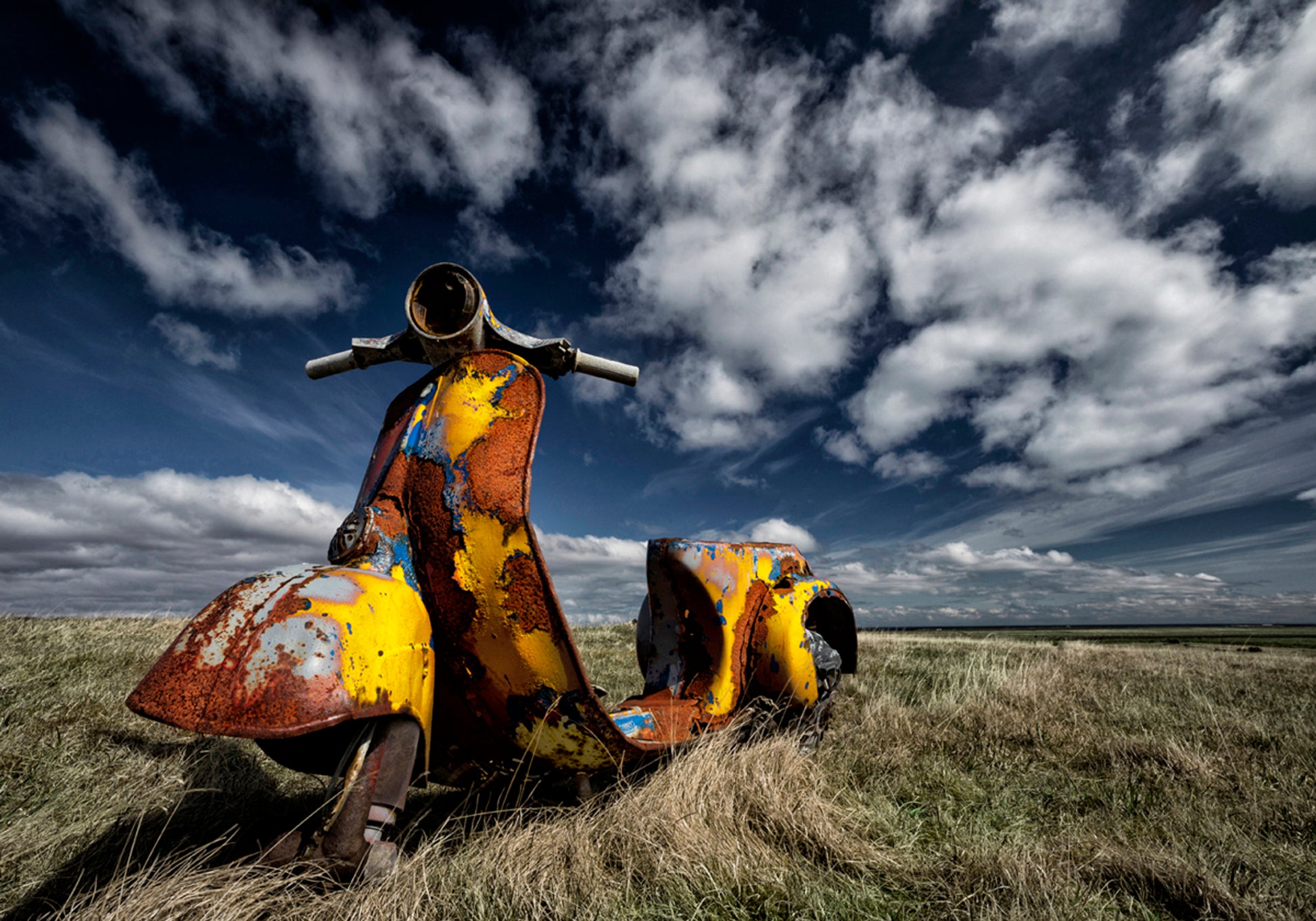 Verroest Vespa-veld