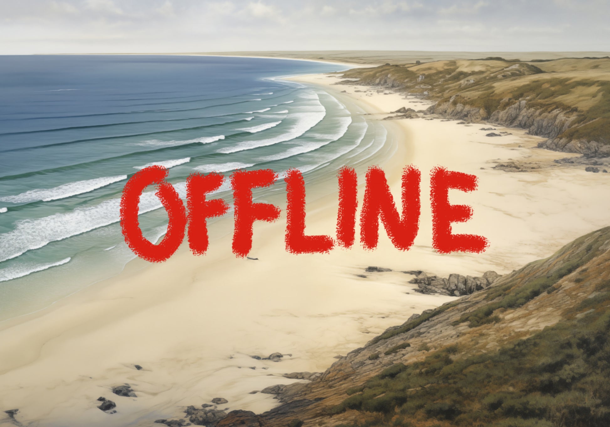 Offline strandontsnapping
