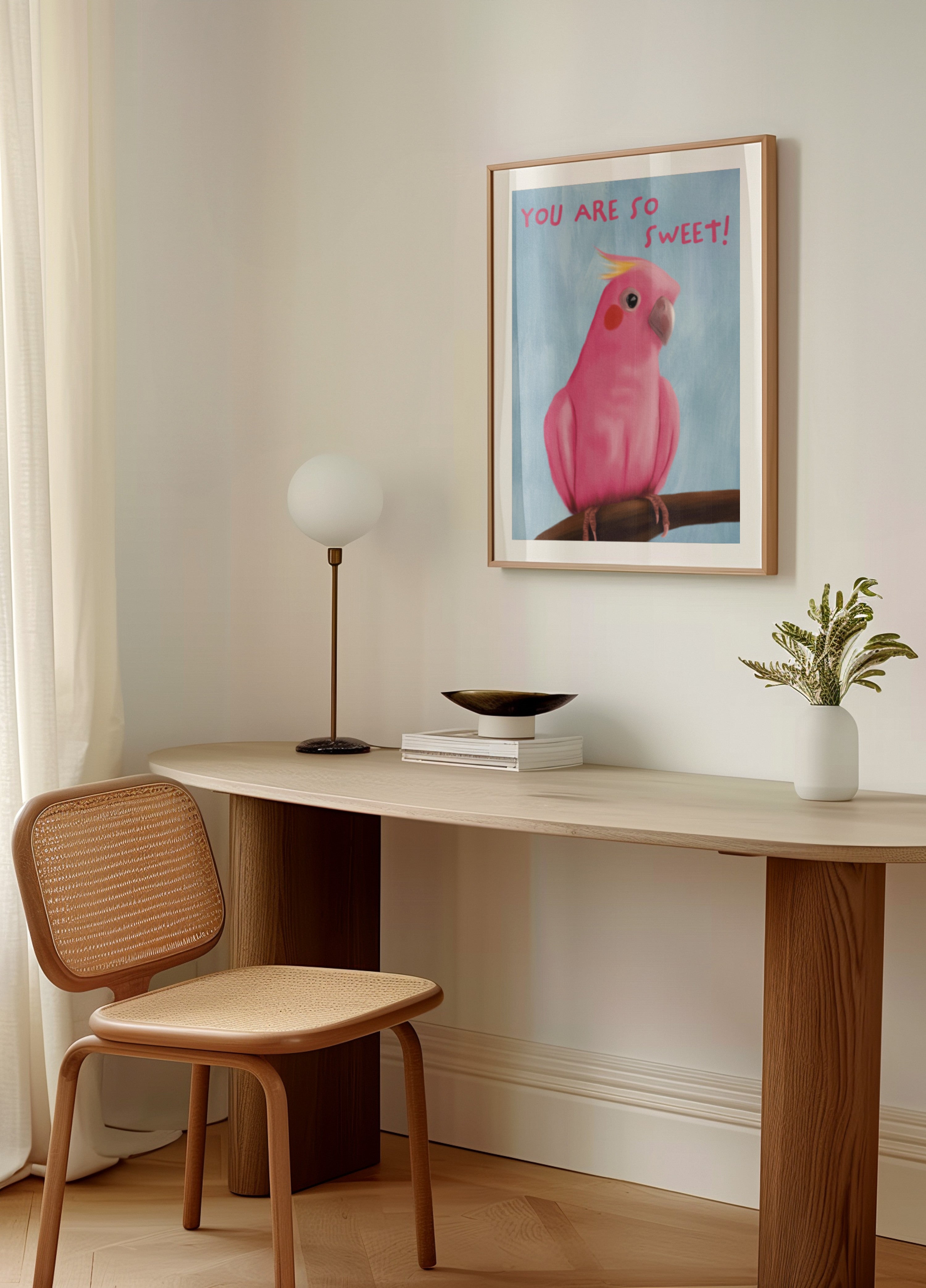 Zoet roze Galah