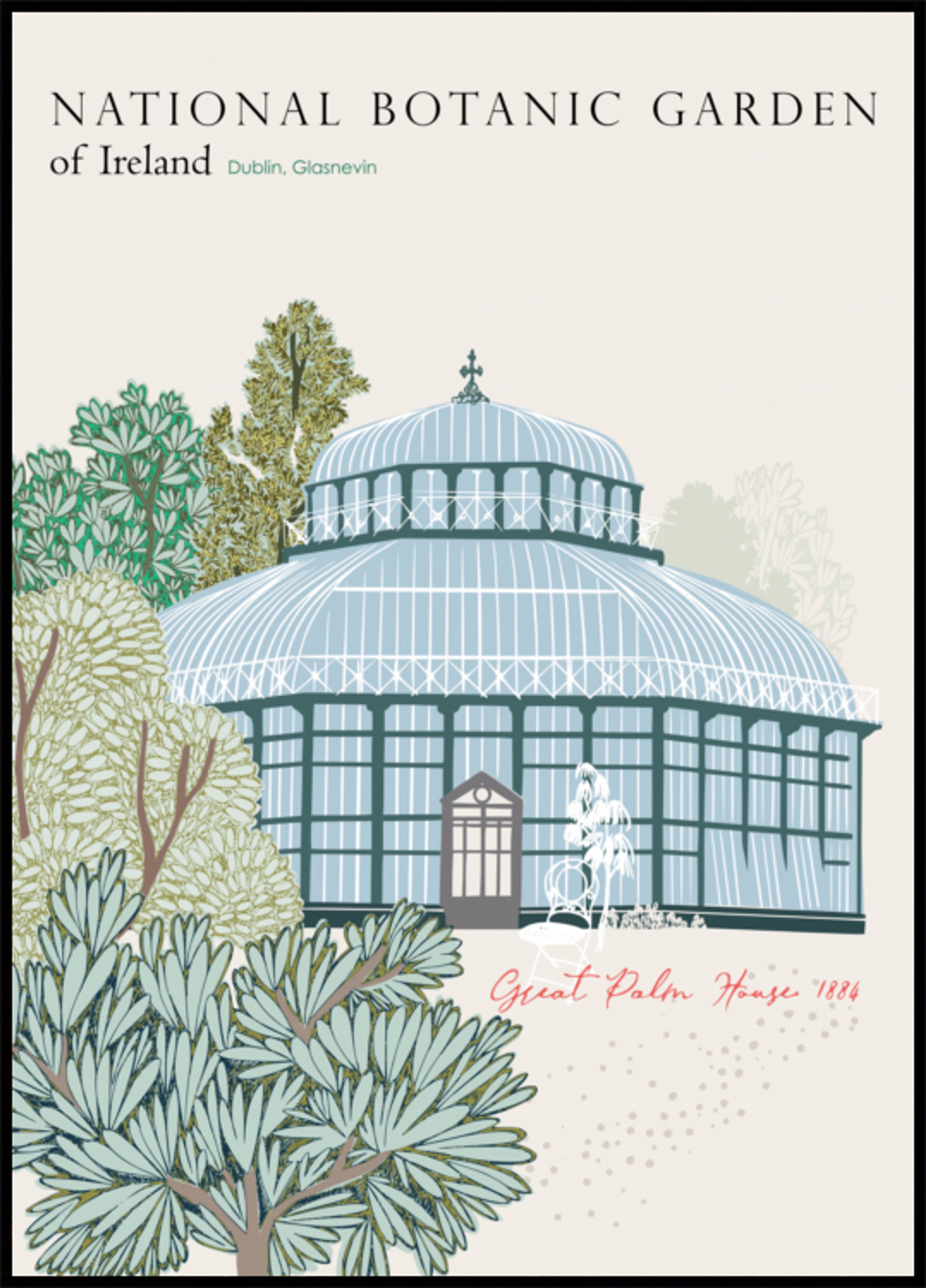 Grote Palm House-tuin