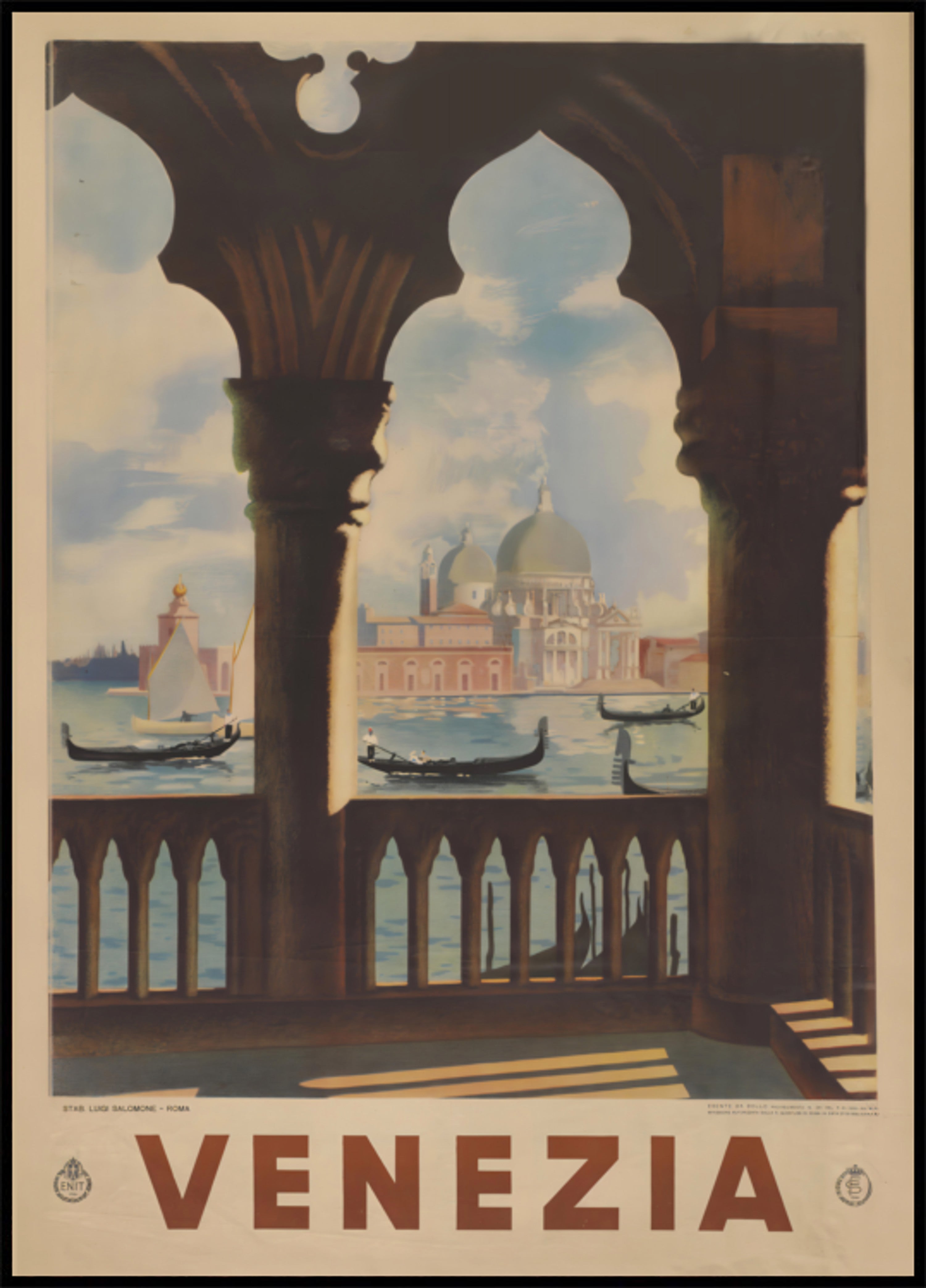 Uitzicht op het Canal Grande in Venetië