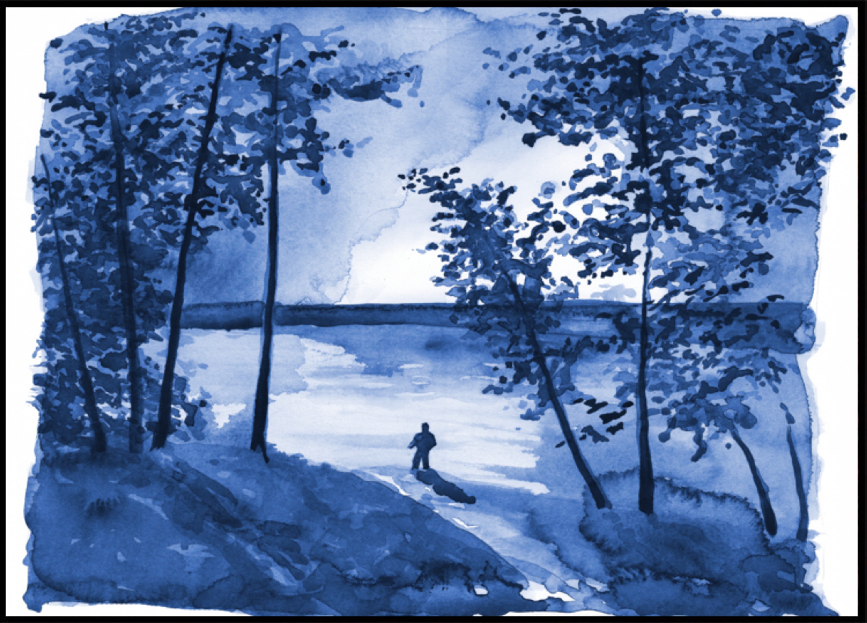 Blue Forest Lake-eenzaamheid
