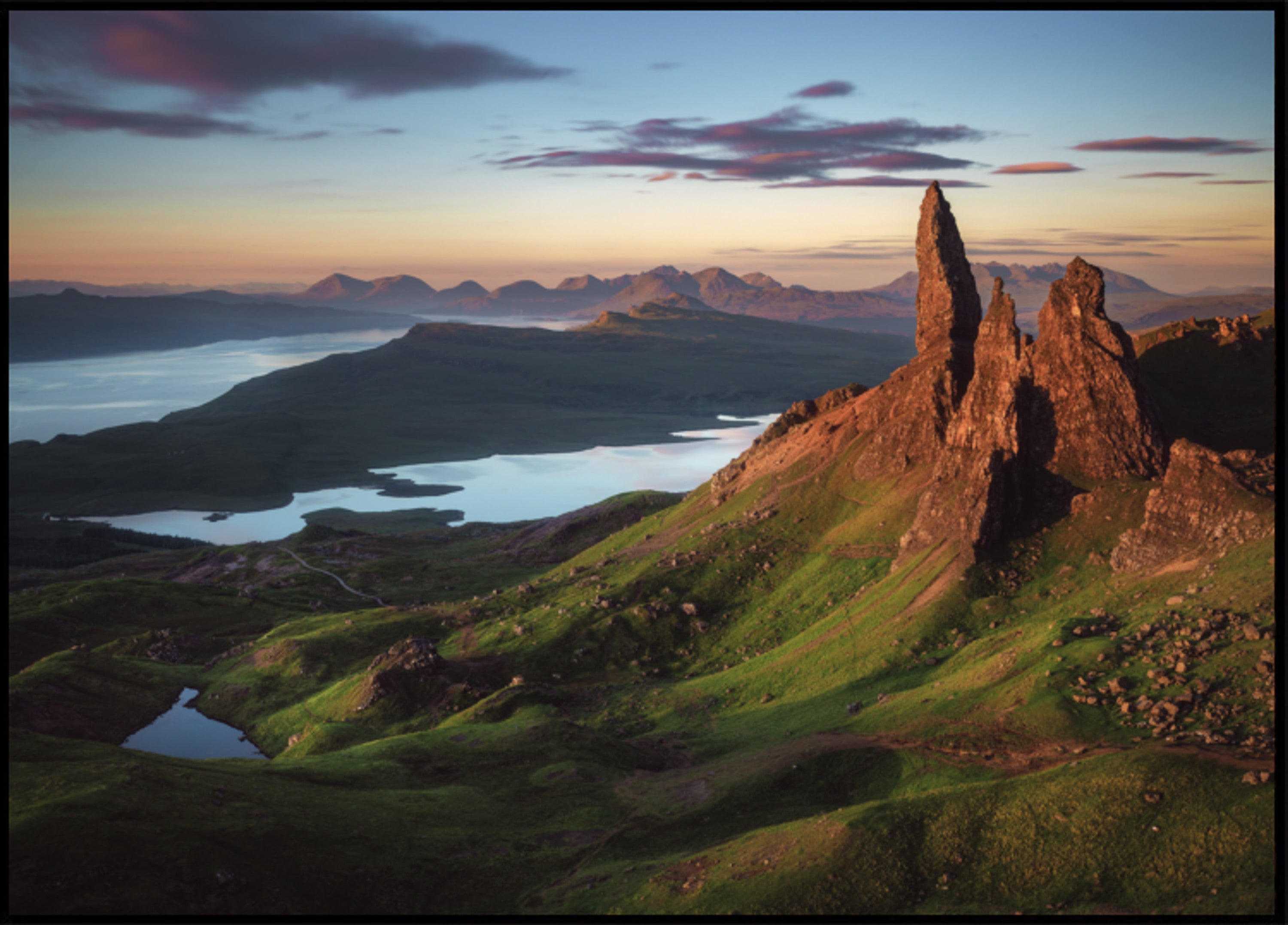 Oude Man Storr-zonsopgang