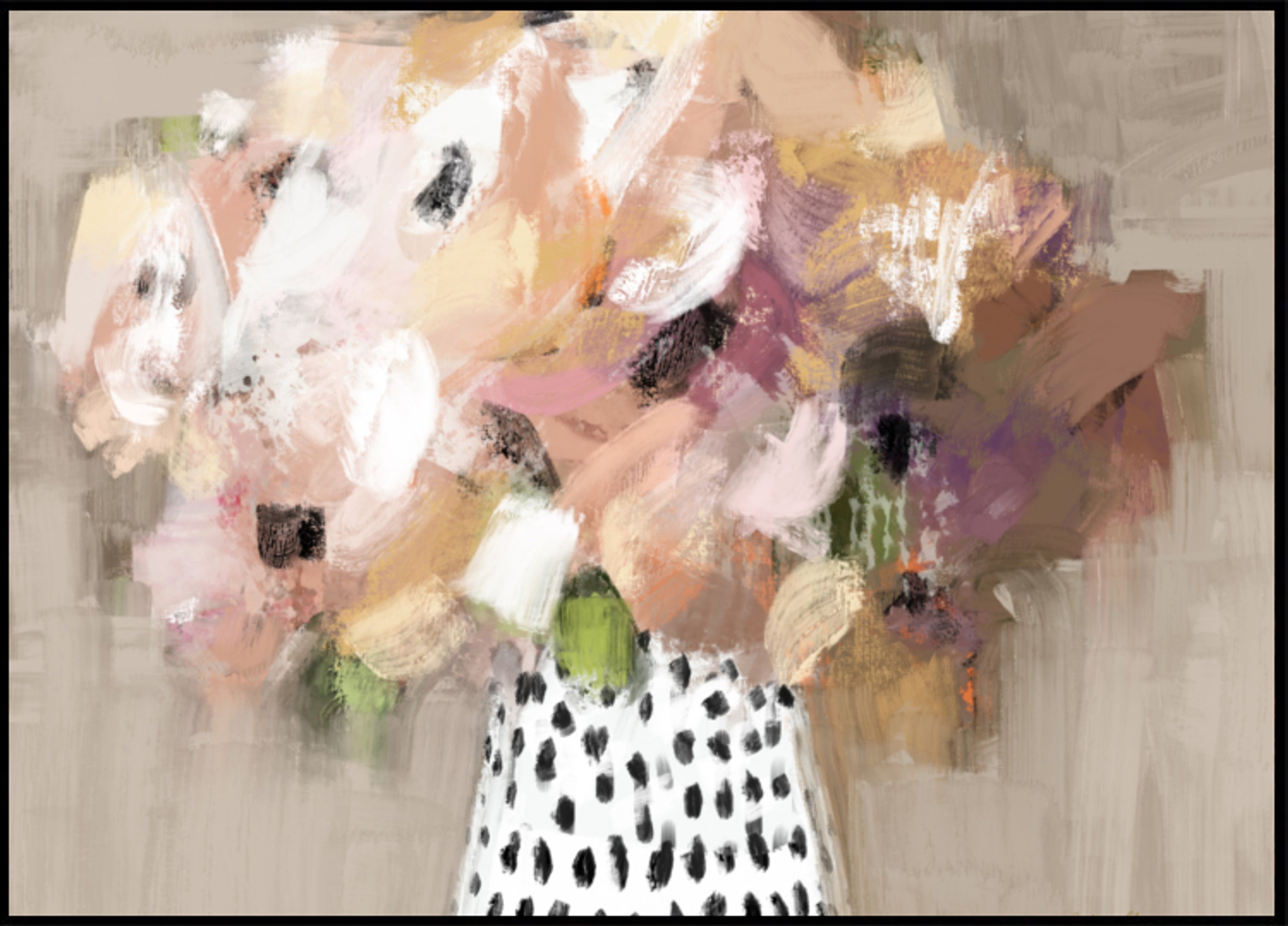 Abstract bloemboeket