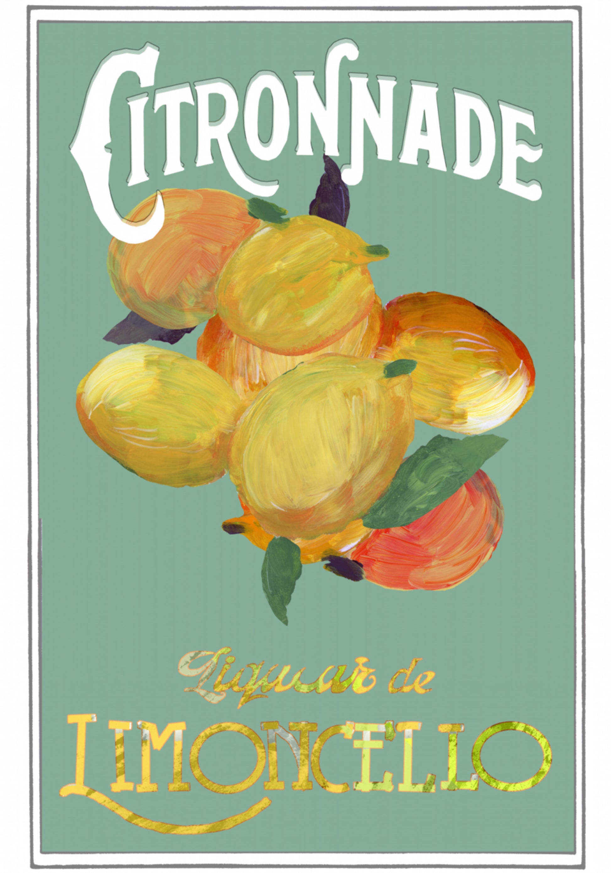 Vintage Limoncello-limonade