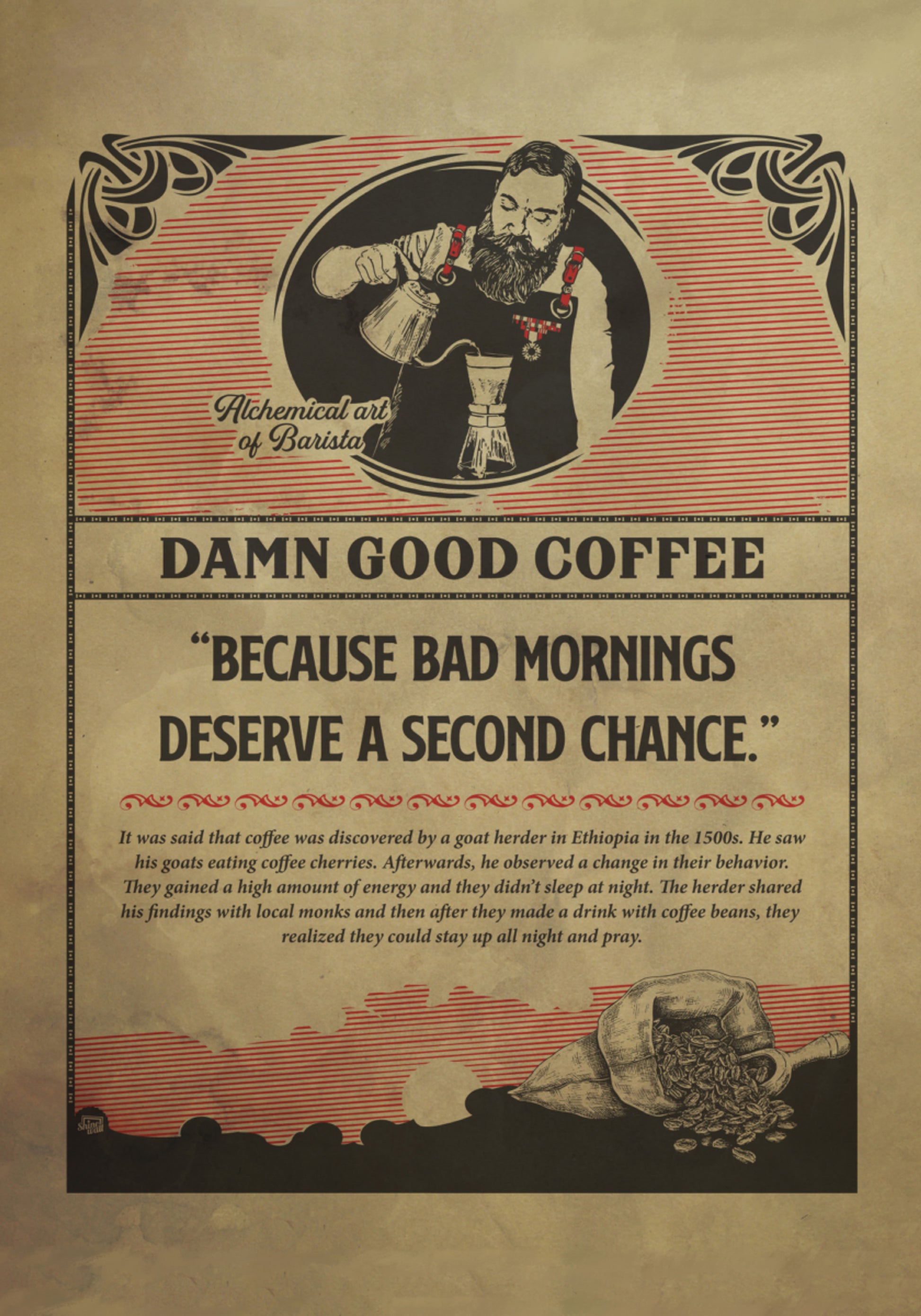 Verdomd goede koffie kunst