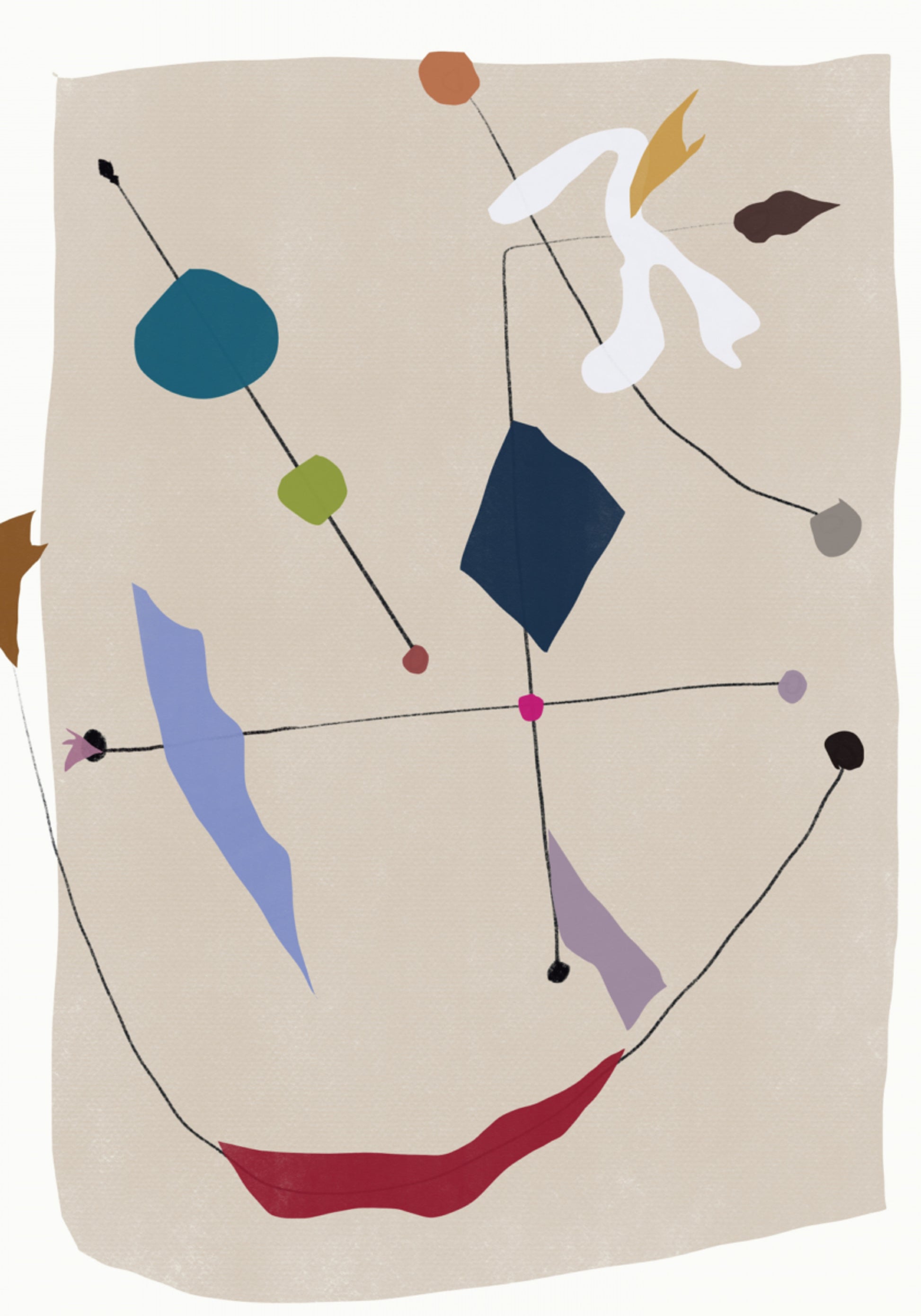 Grillige abstracte vormen