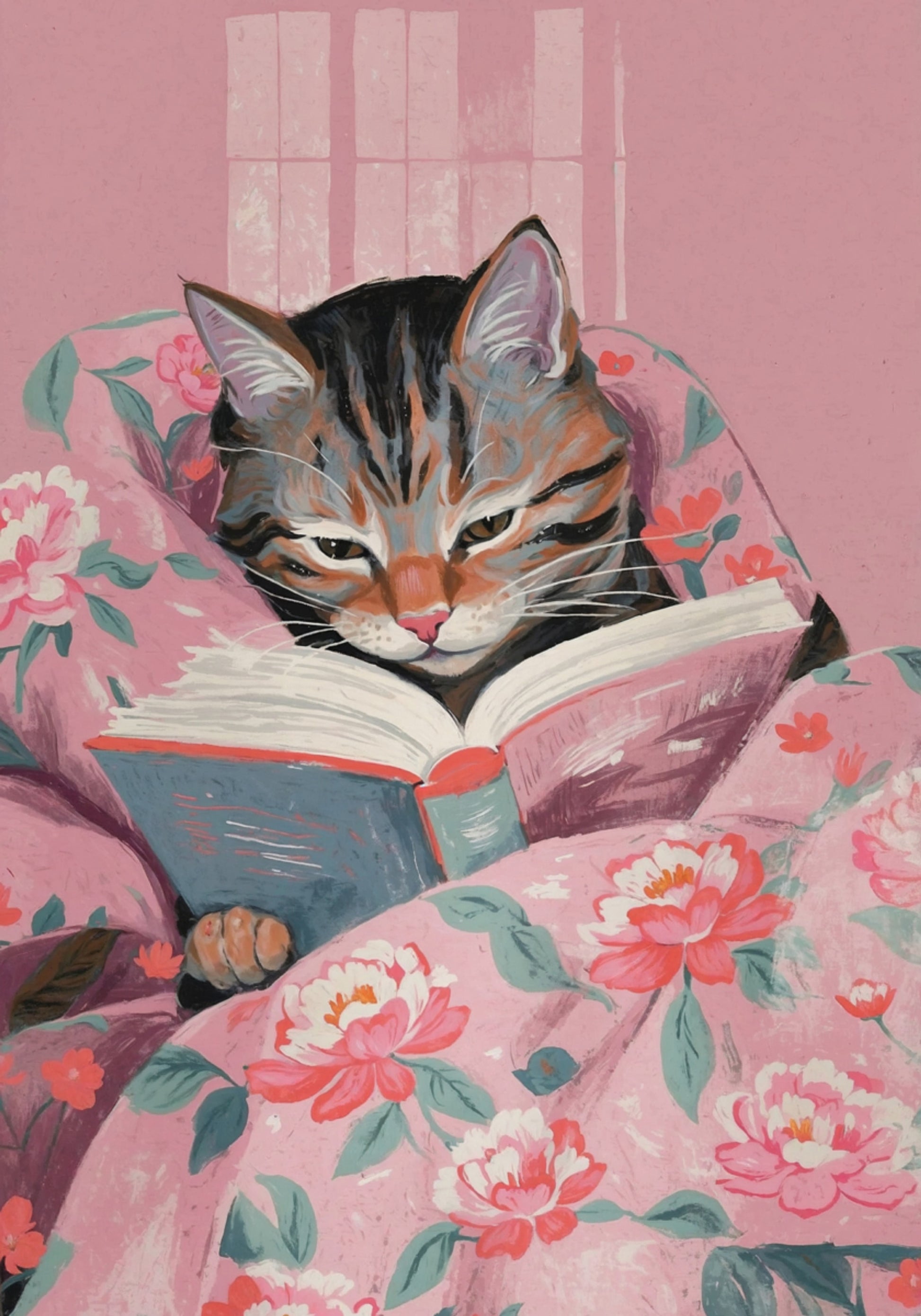 Gezellig kattenlezen