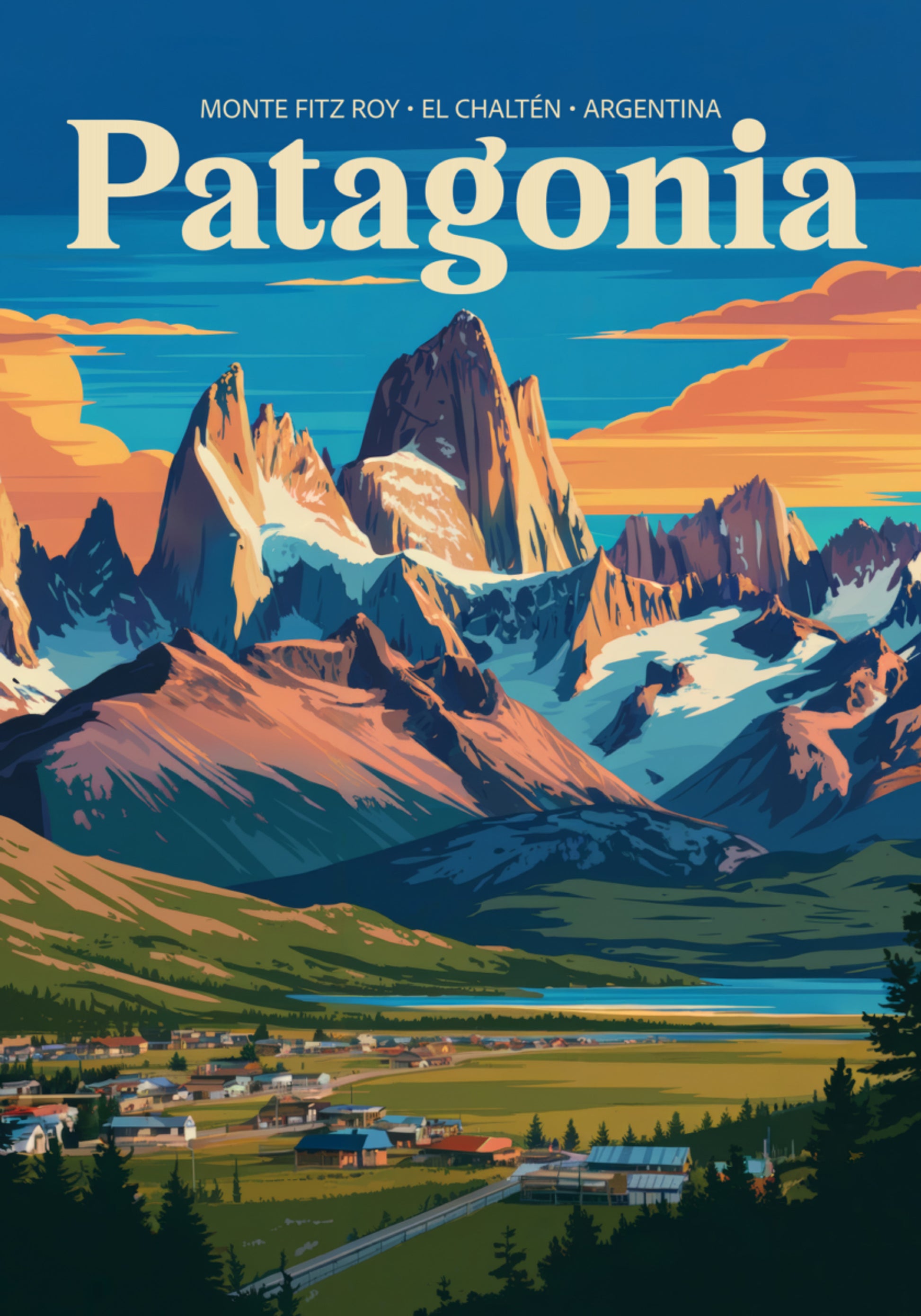 El Chaltén-vallei Gloed
