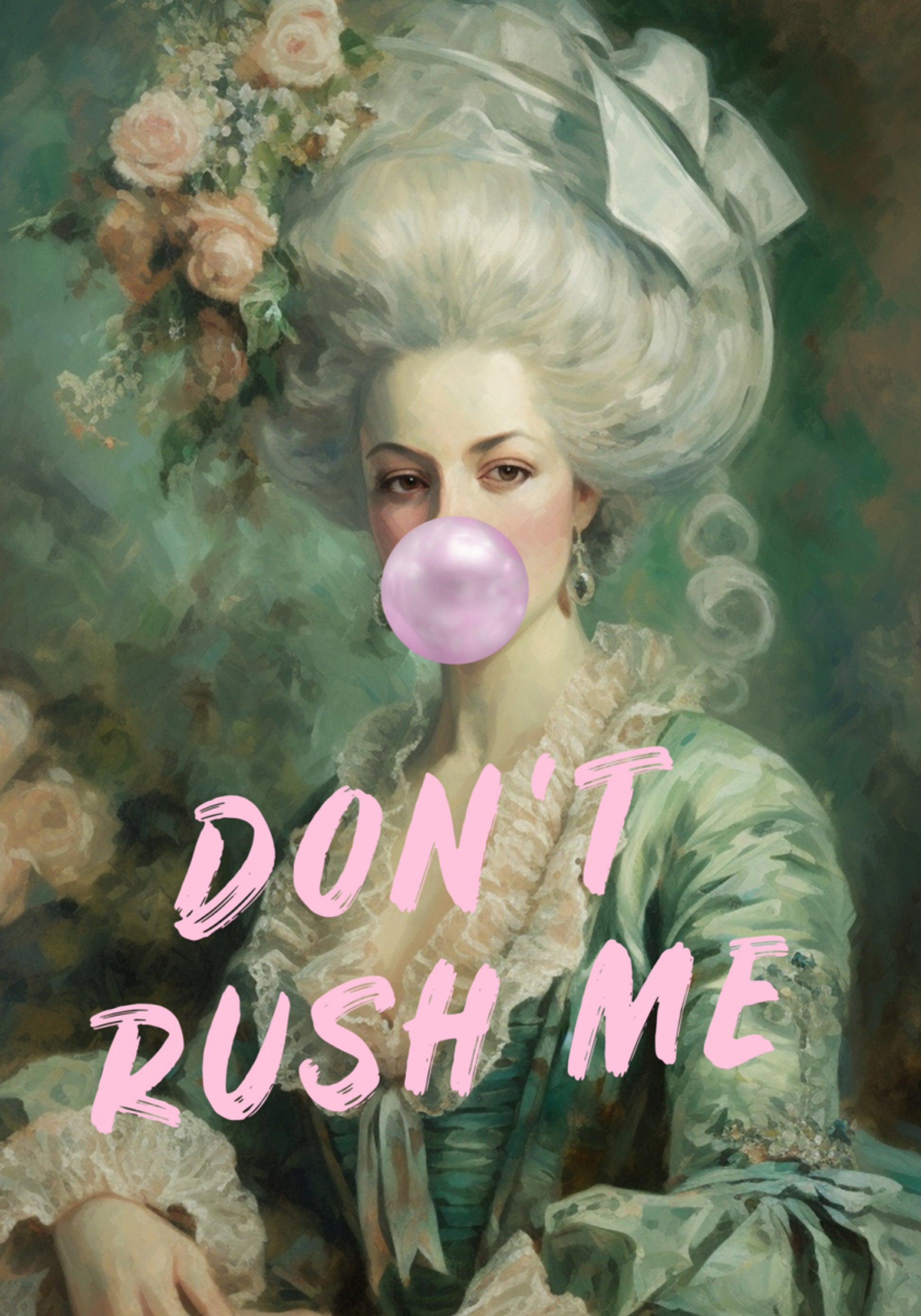 Pittige Rococo Bubblegum Lady