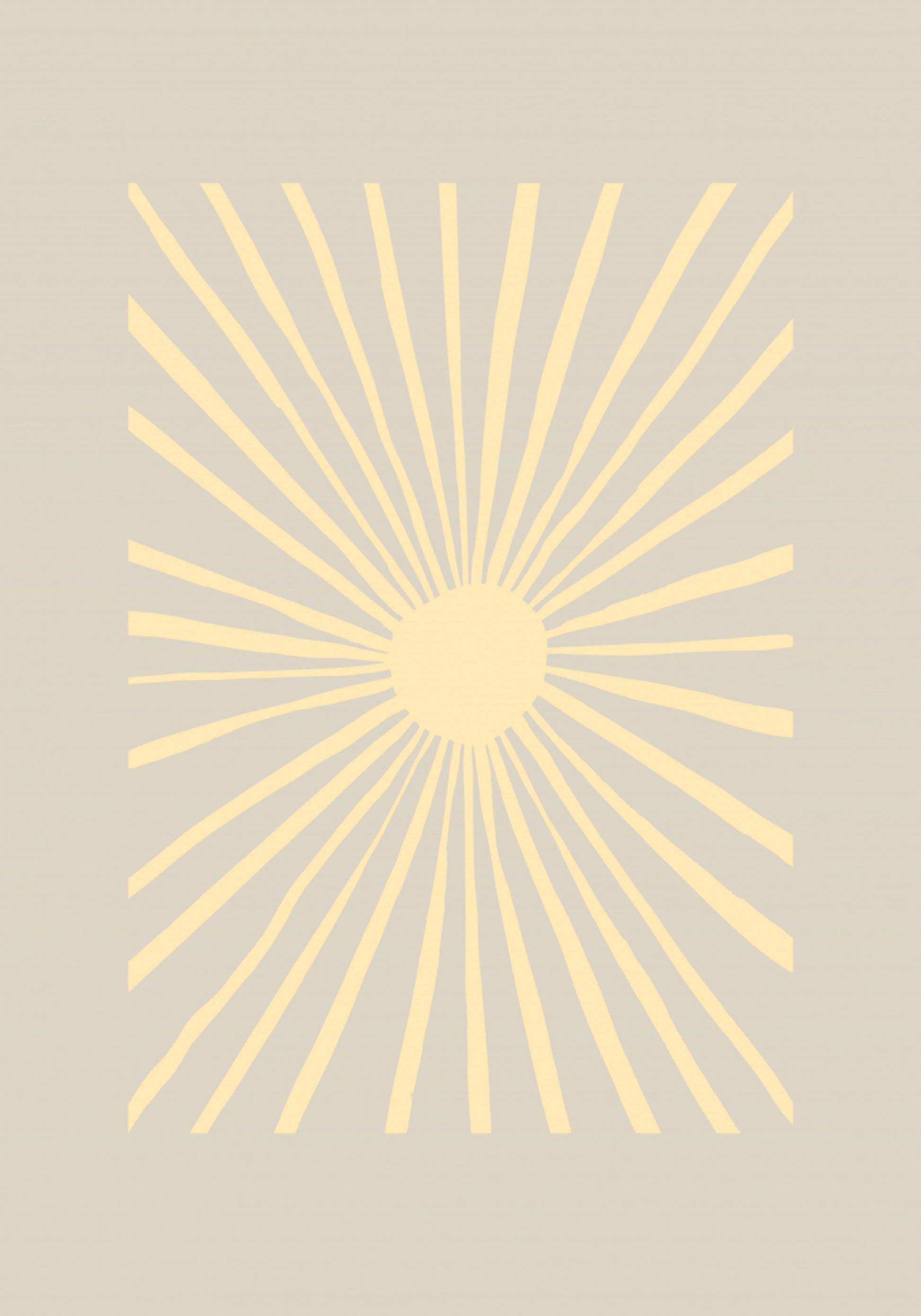 Abstracte zonnegloed