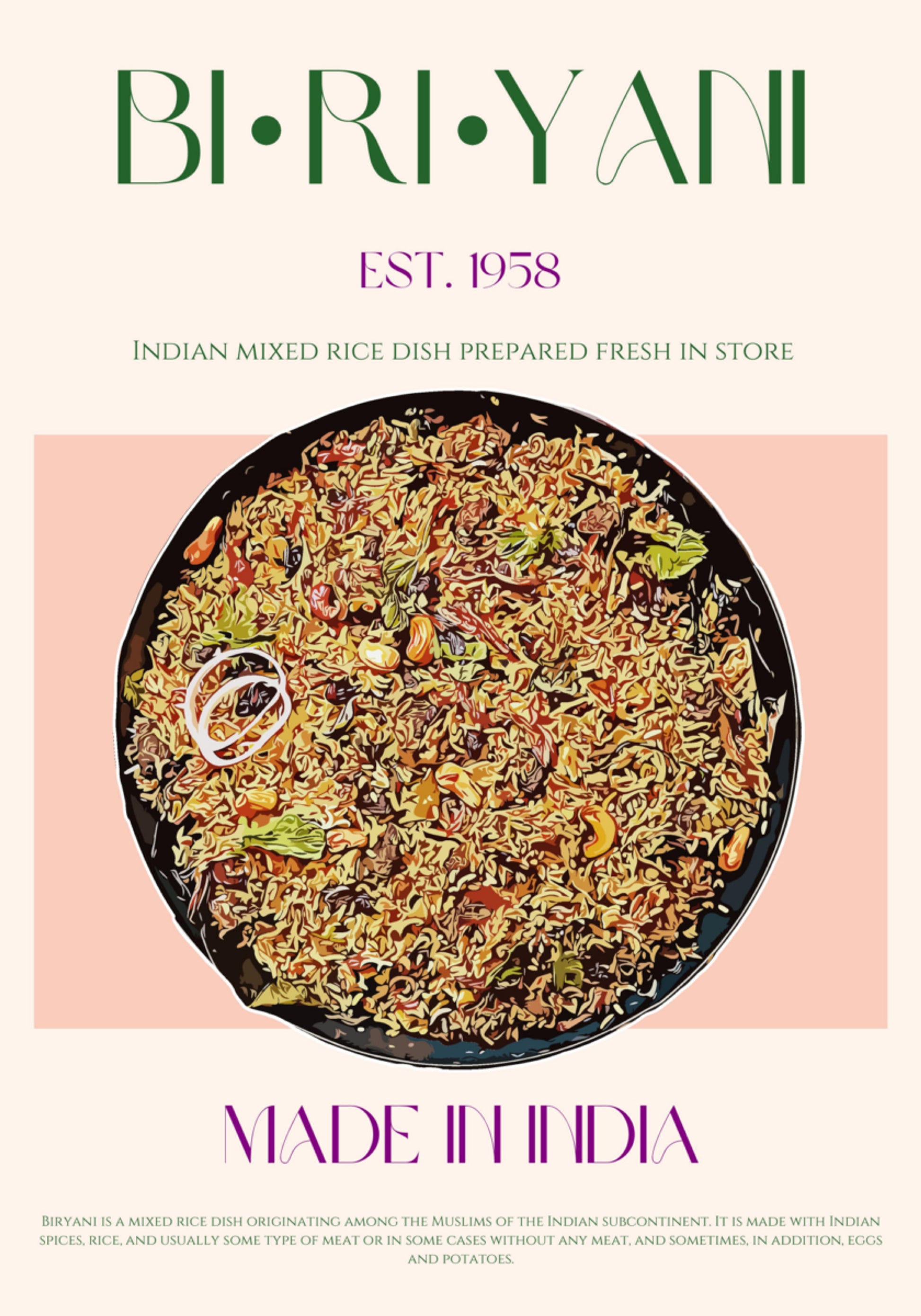 Heerlijke Indiase Biryani
