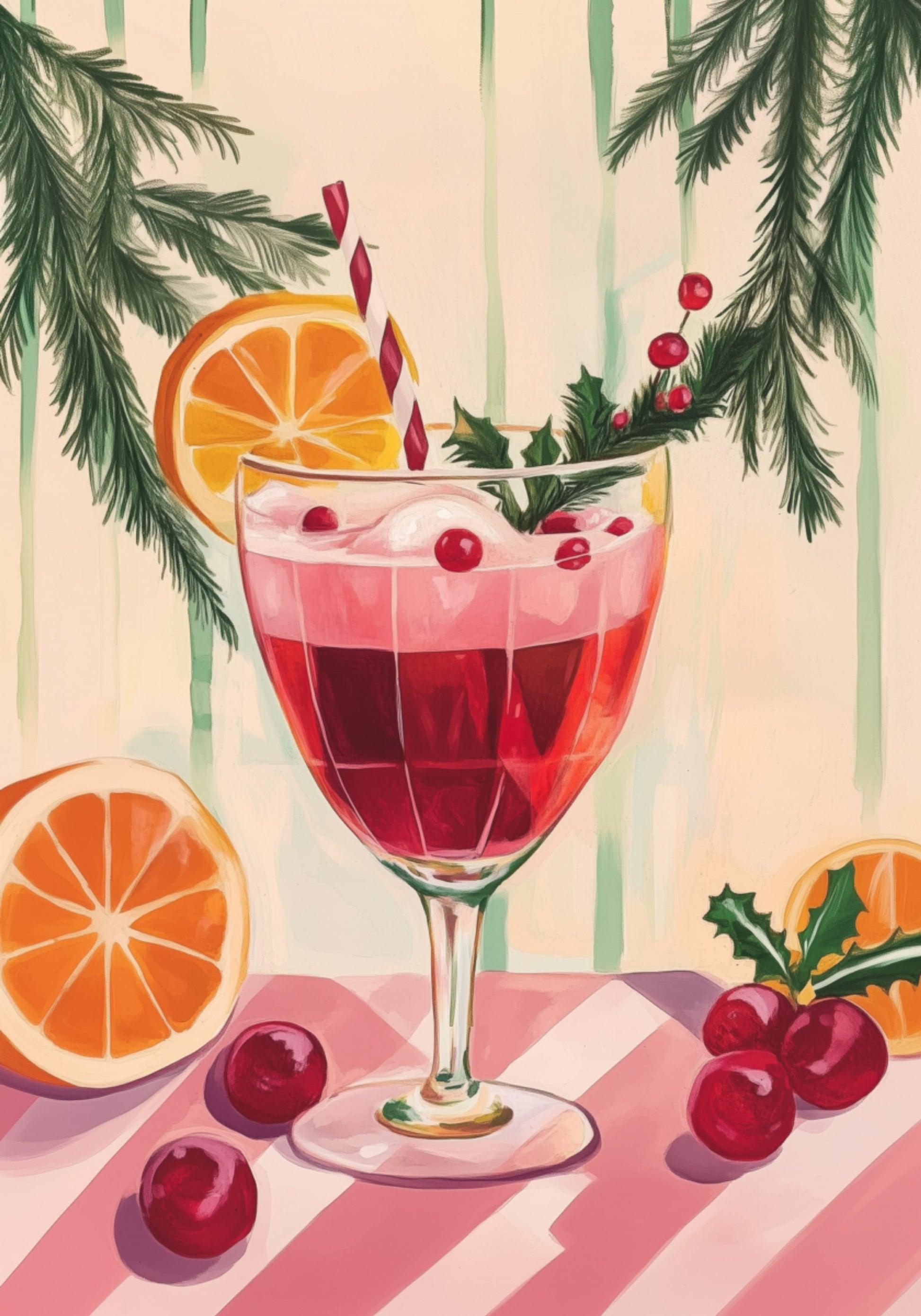 Kerst Rode Cocktail