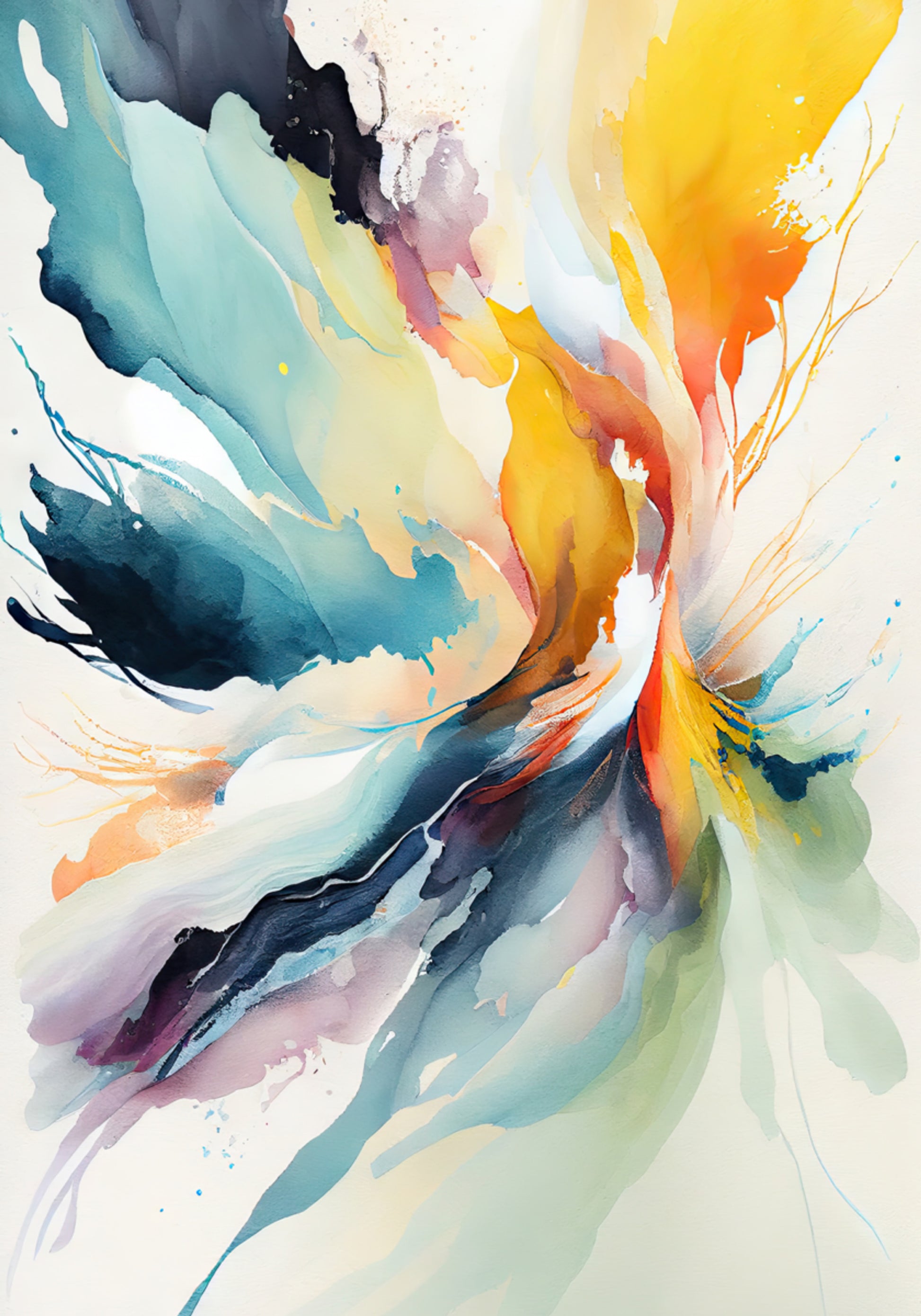 Levendige abstracte stroom