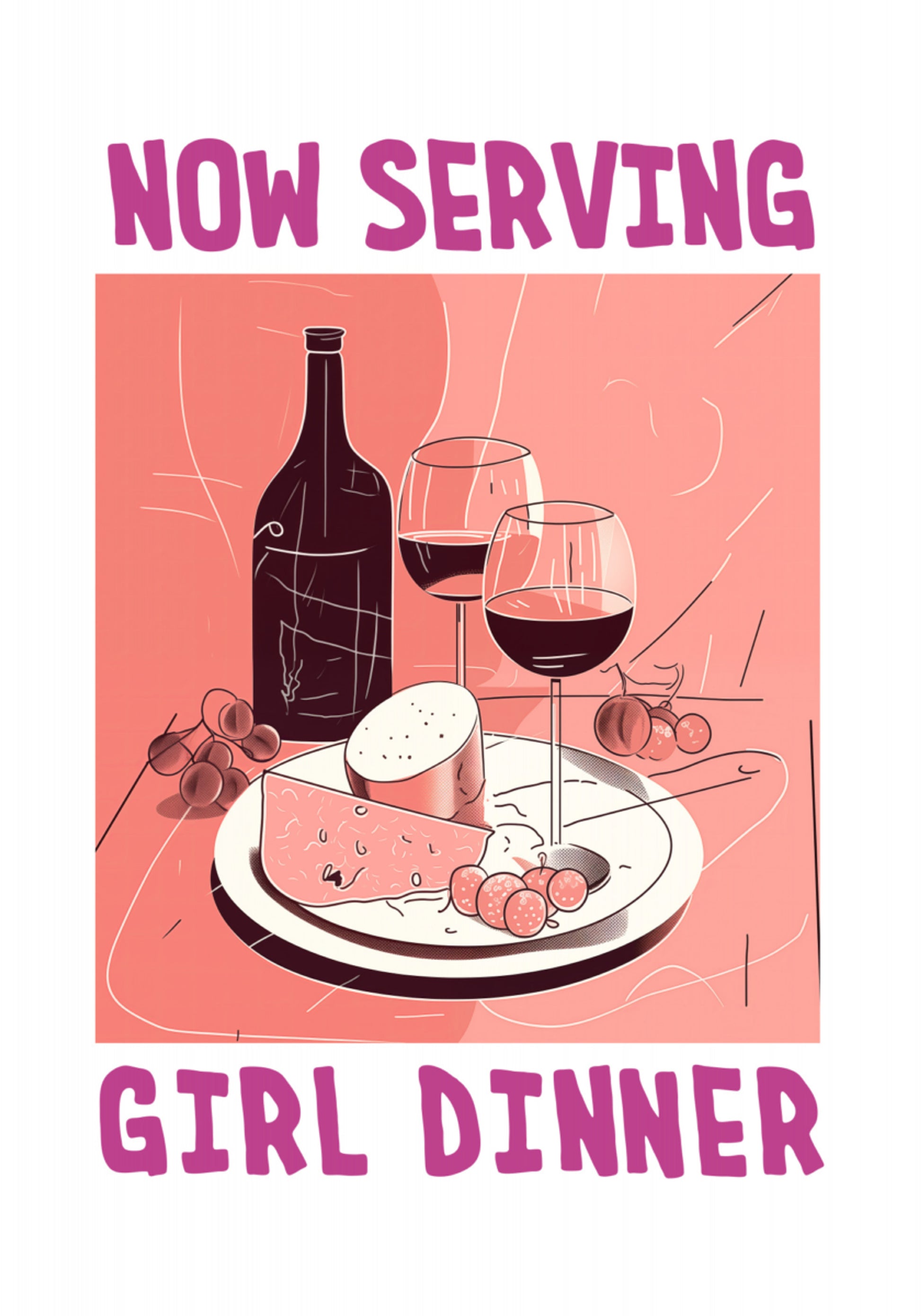 Het serveren van een meisjesdiner