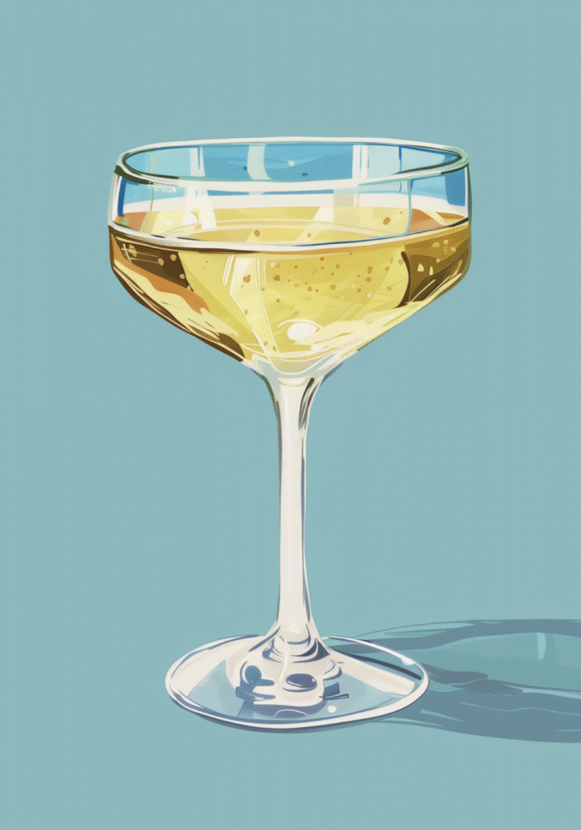 Sprankelende champagnecoupé