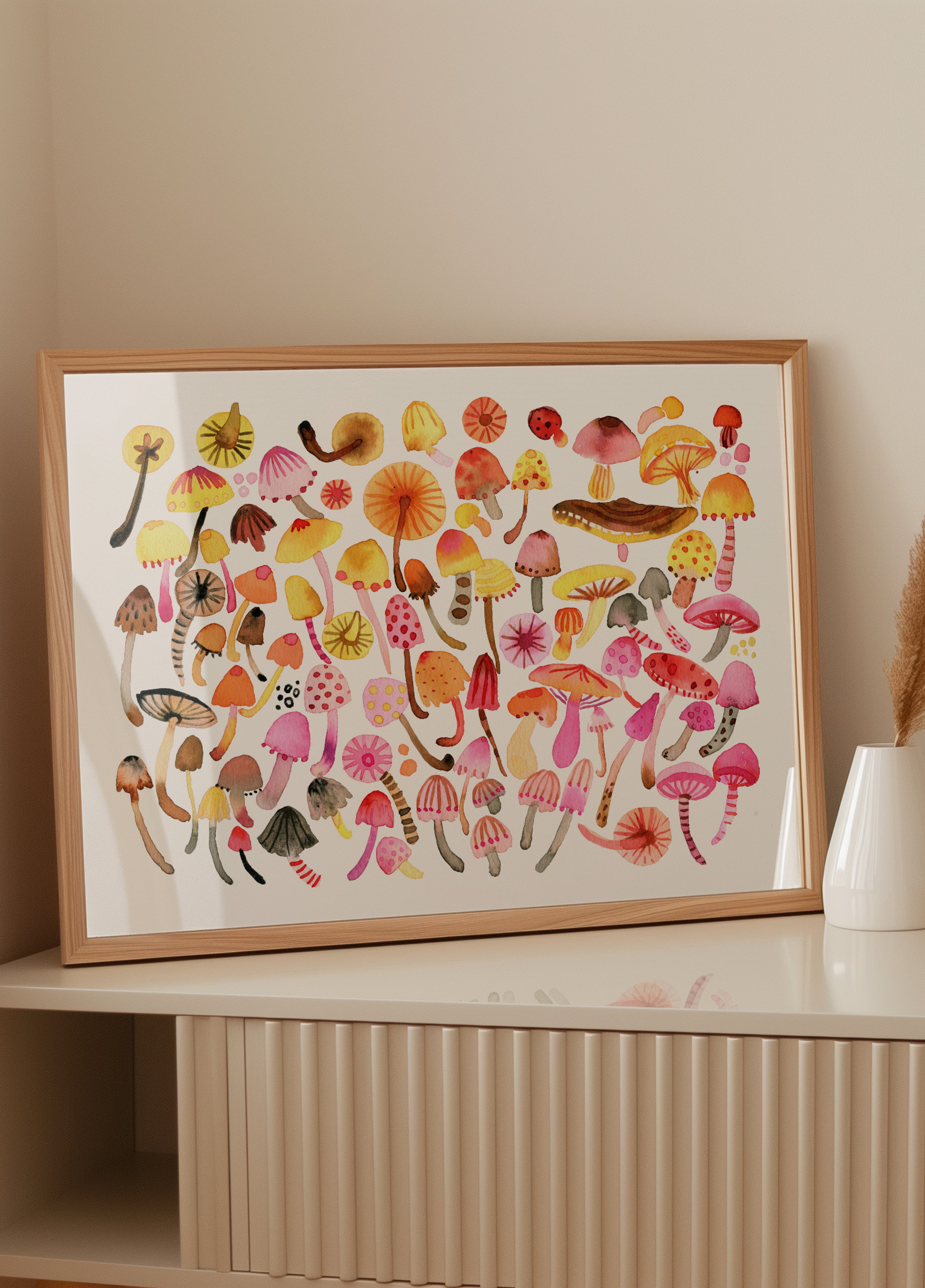 Grillige paddestoelcollectie
