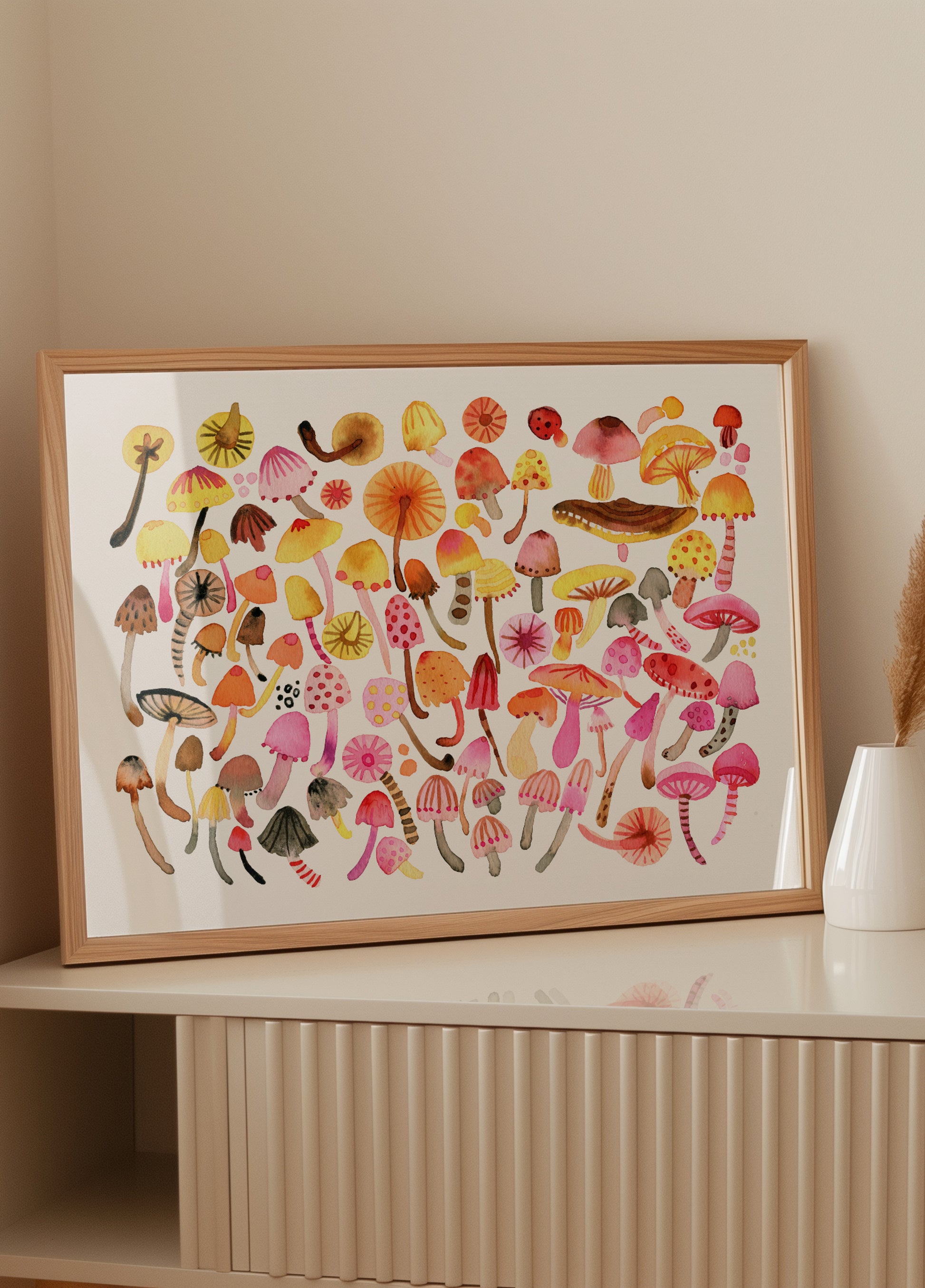 Grillige paddestoelcollectie