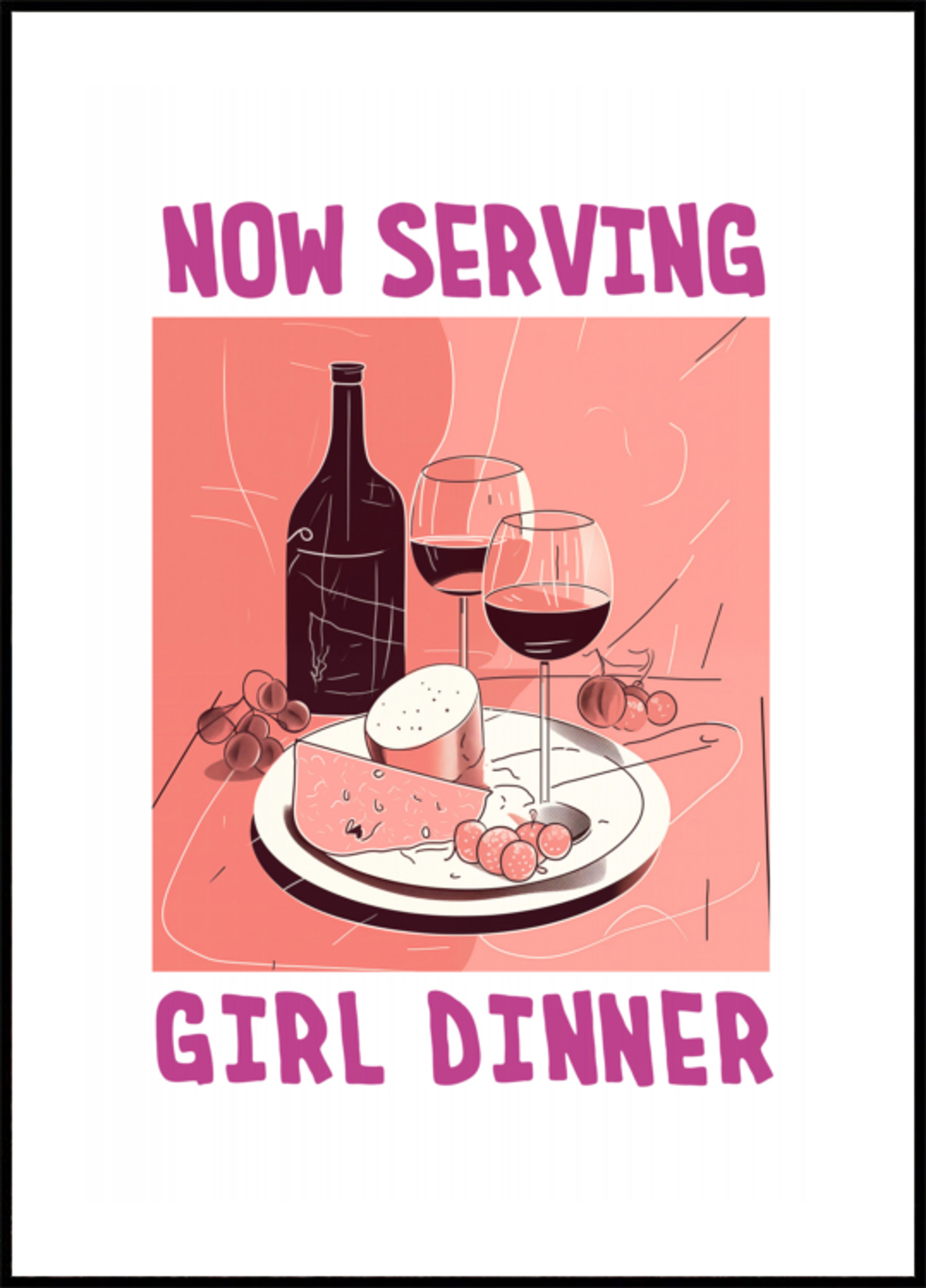 Het serveren van een meisjesdiner