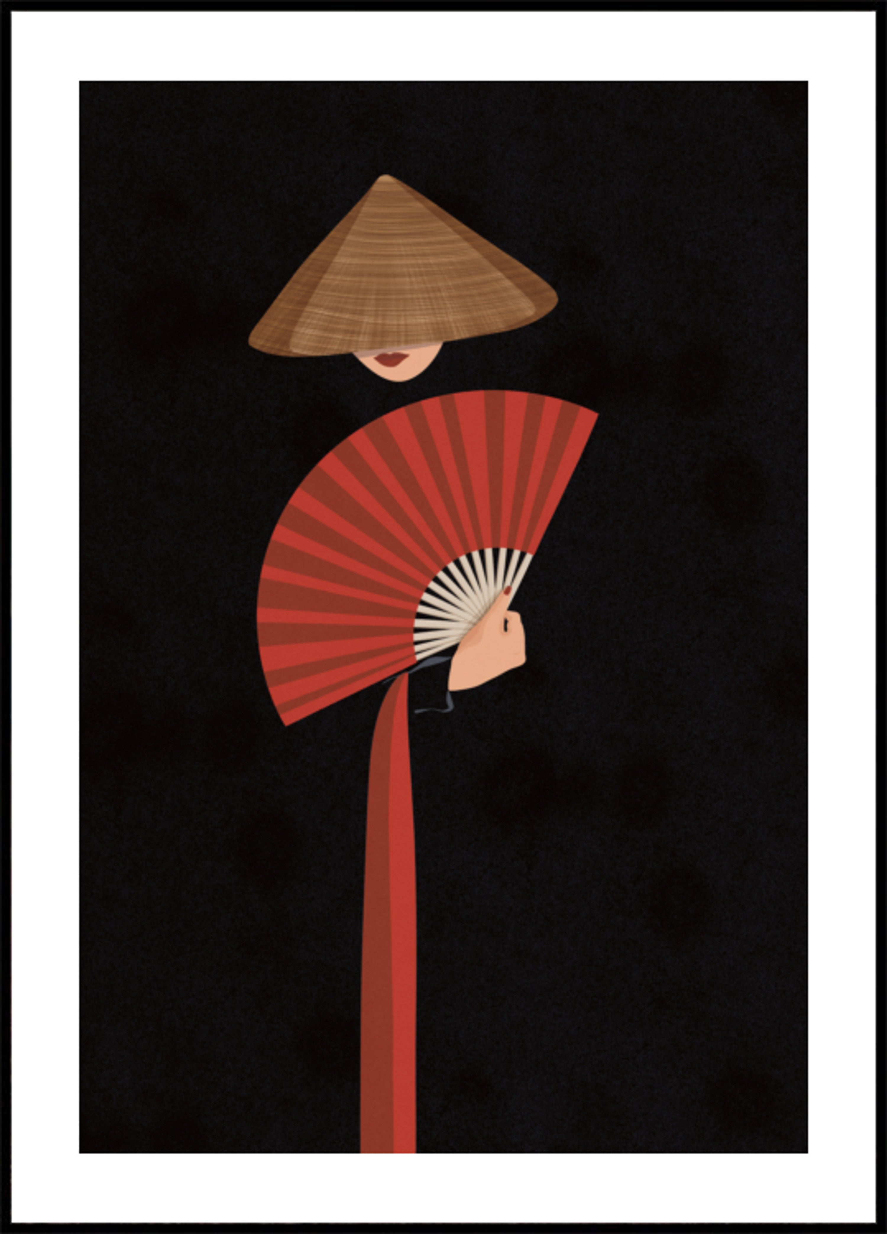 Elegante Aziatische ventilator