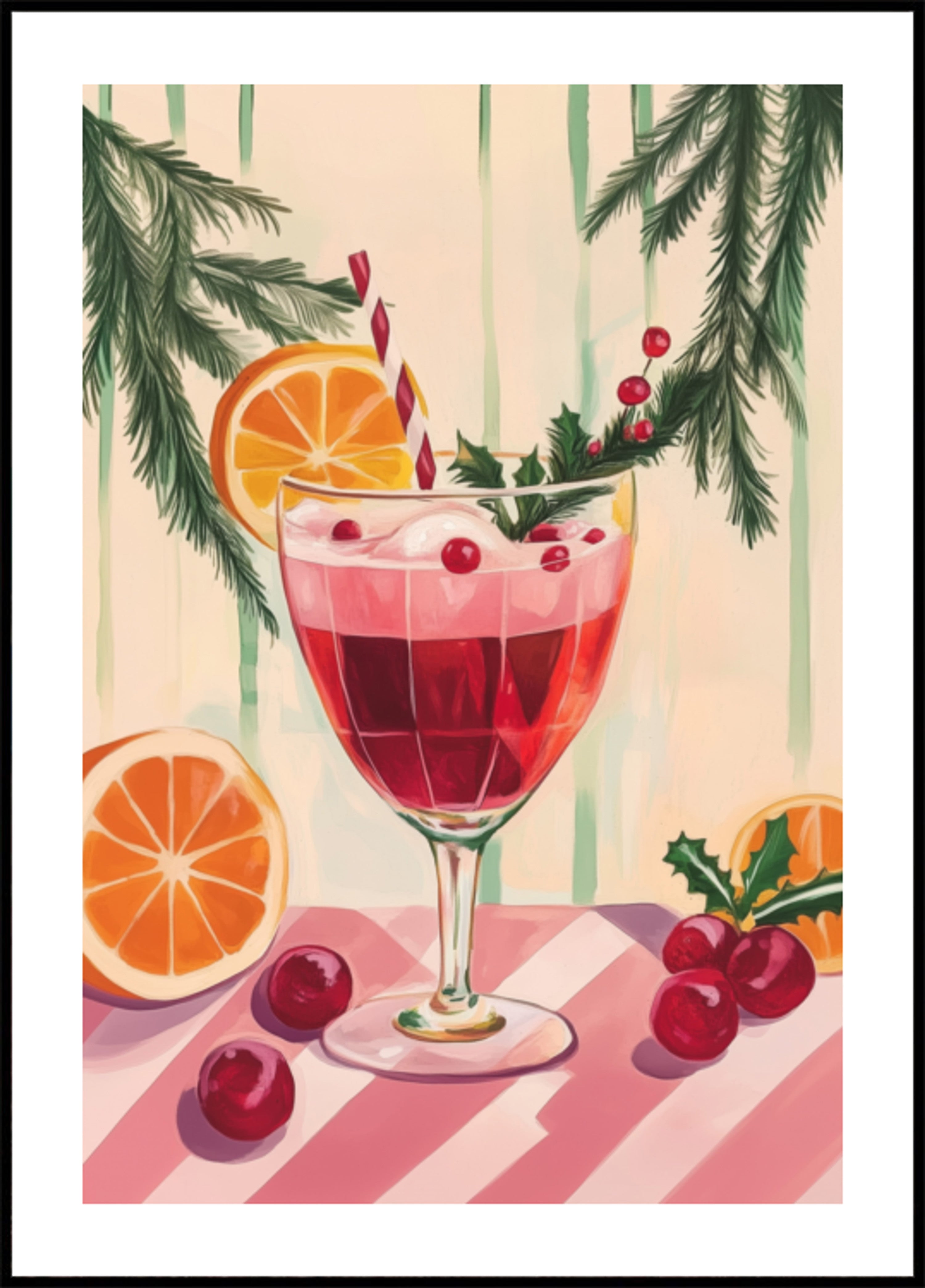 Kerst Rode Cocktail