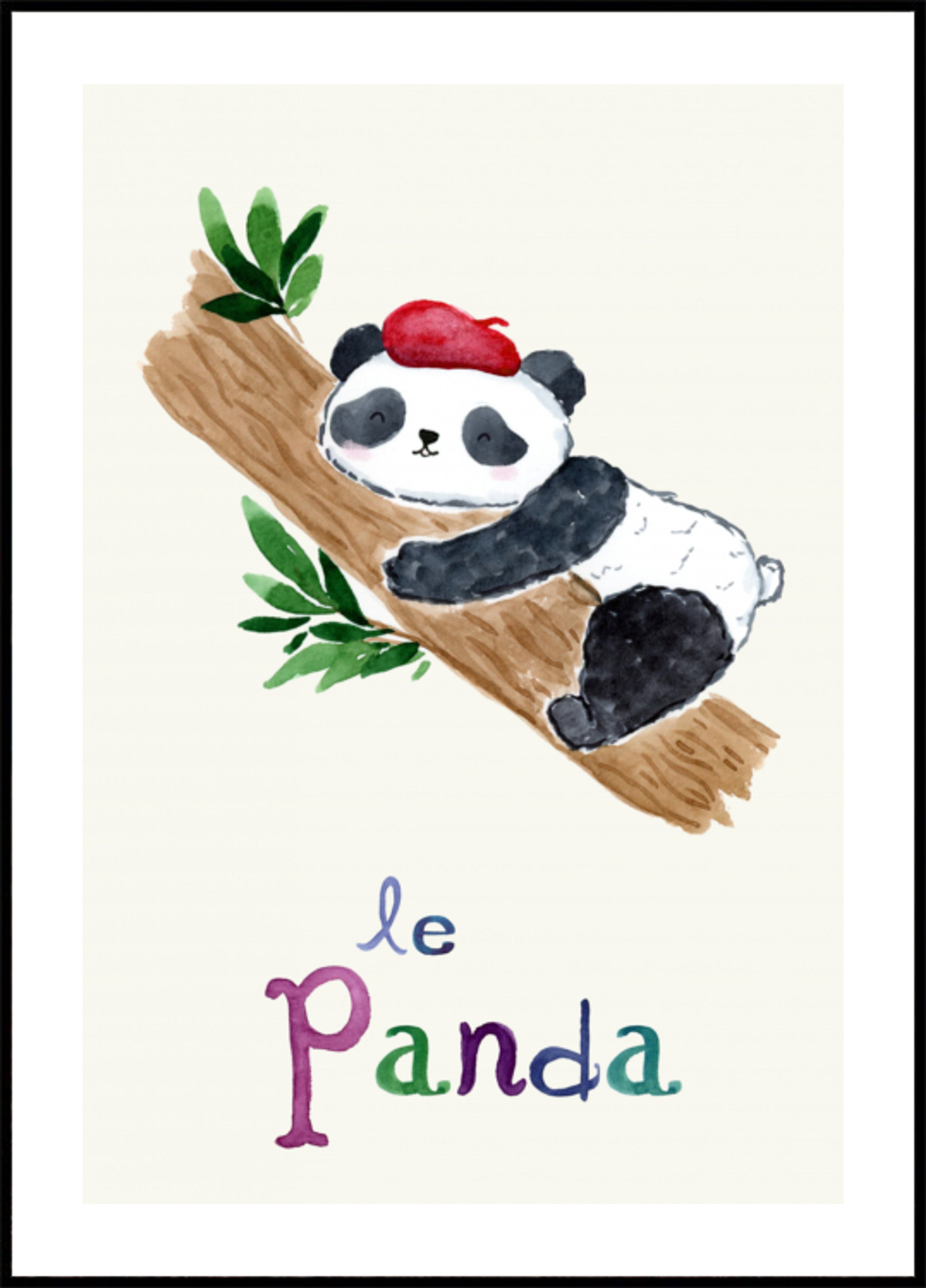 Slapende Franse Panda