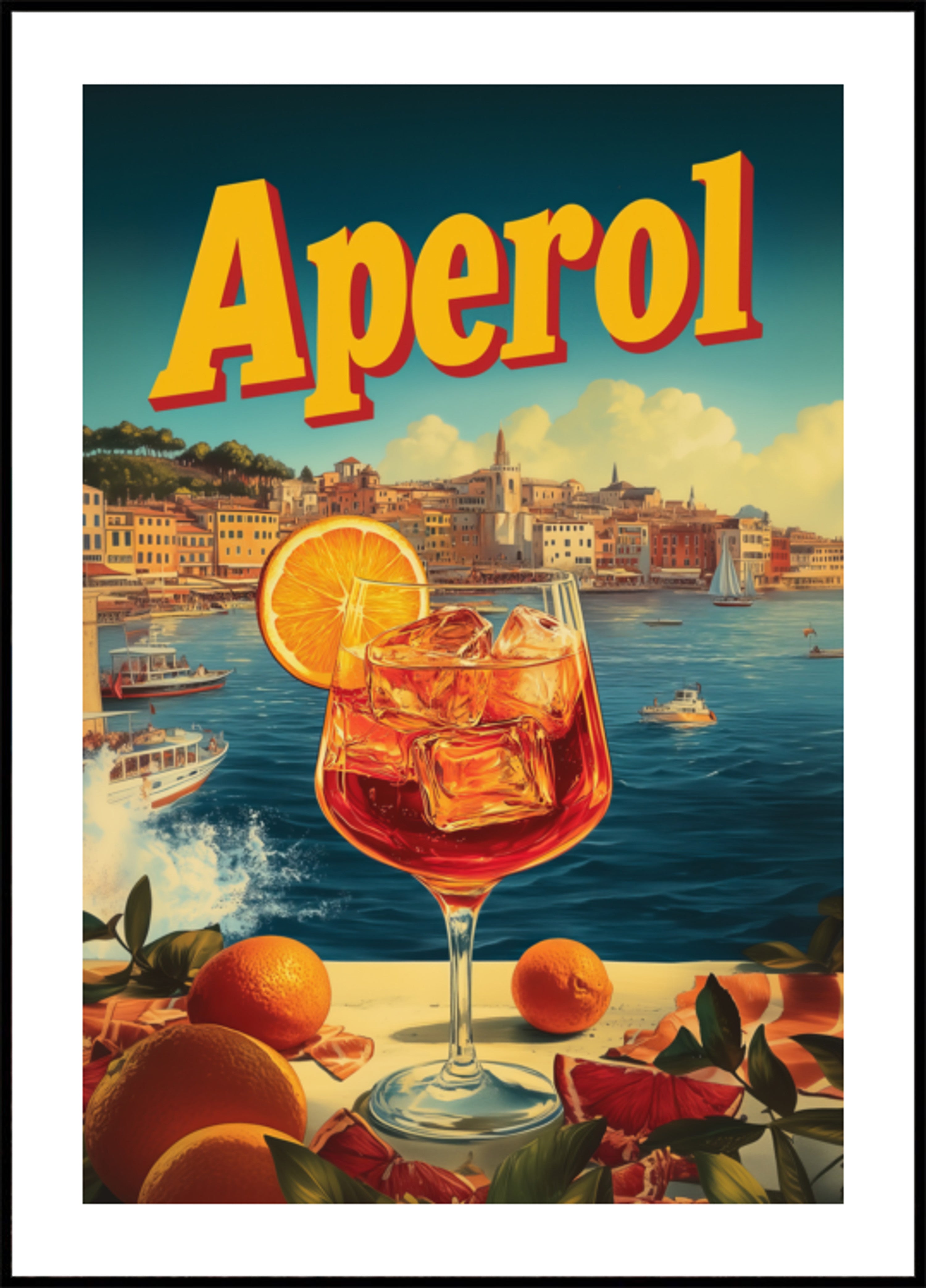 Vintage mediterrane cocktail