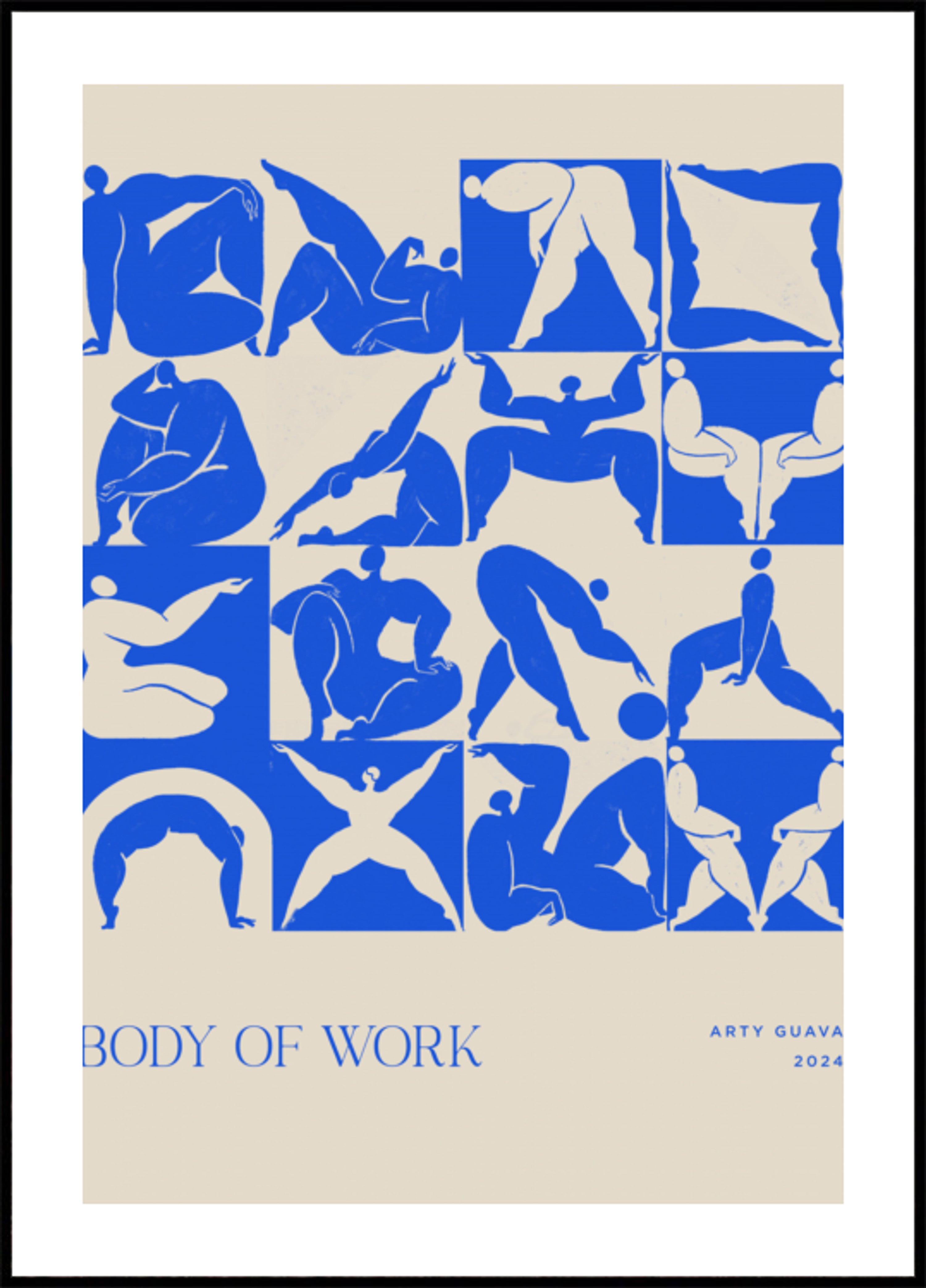 Lichaam van werk (blauw)