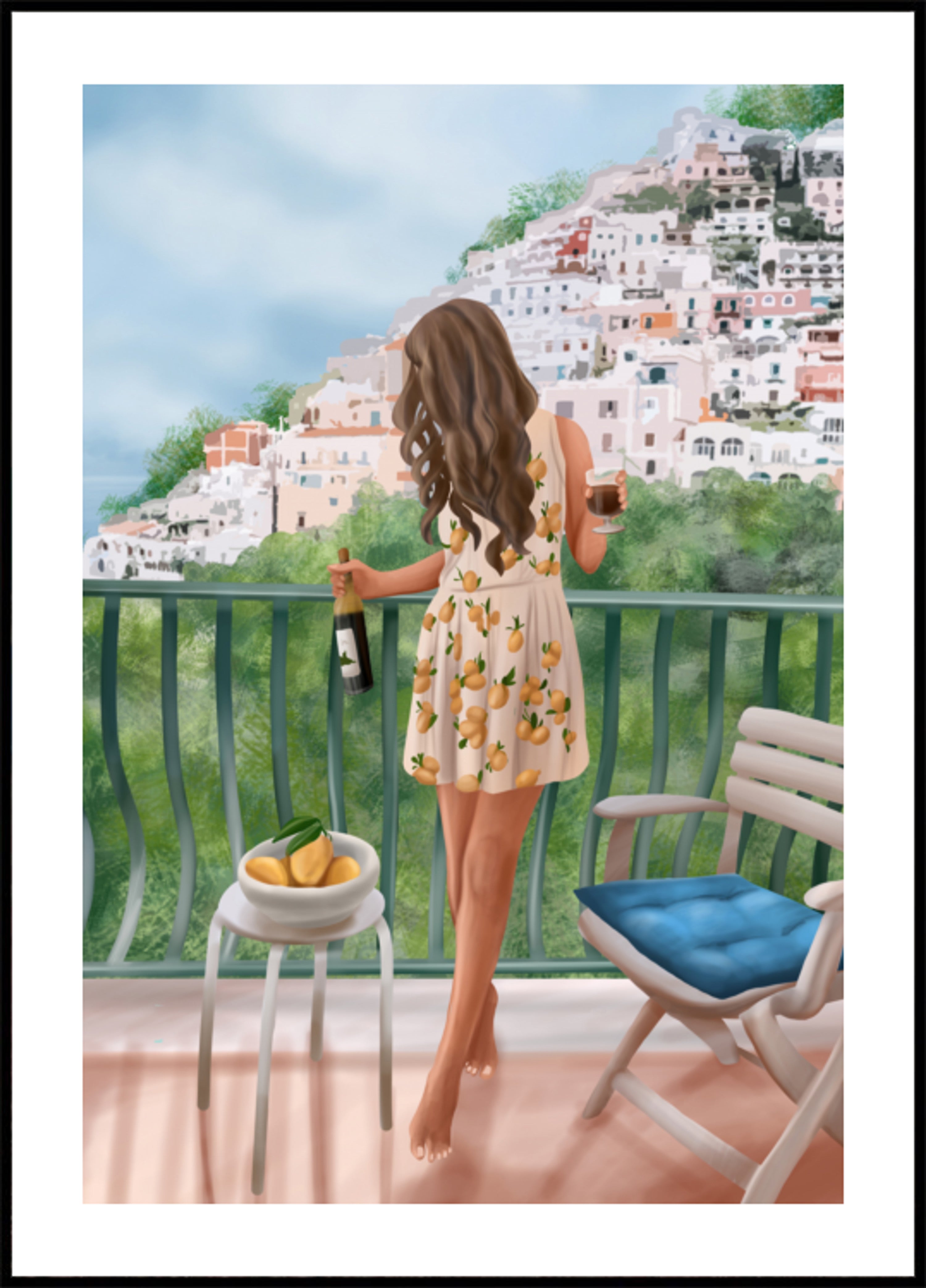 Italiaans citroenbalkon