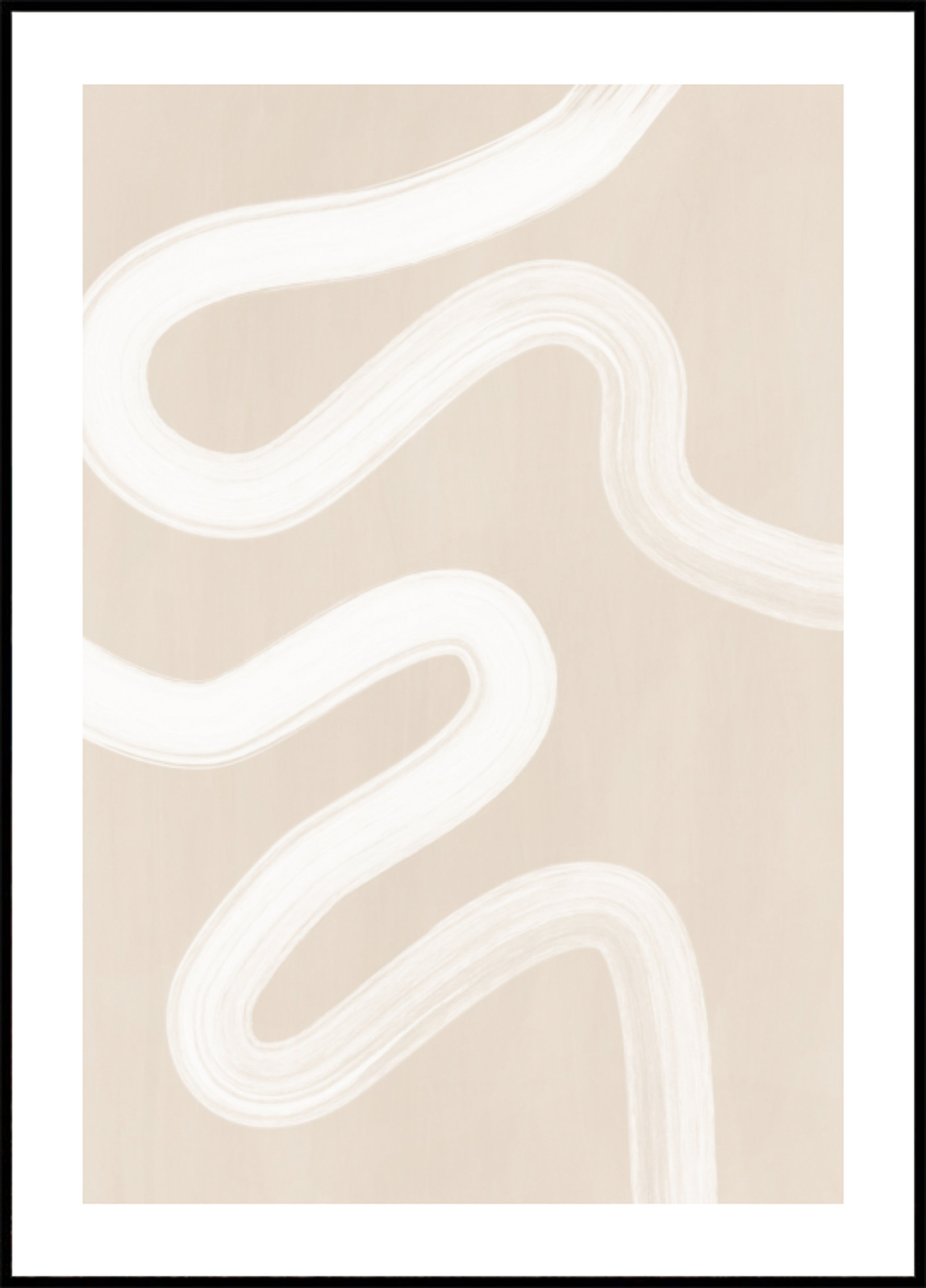 Golvende abstracte lijnen