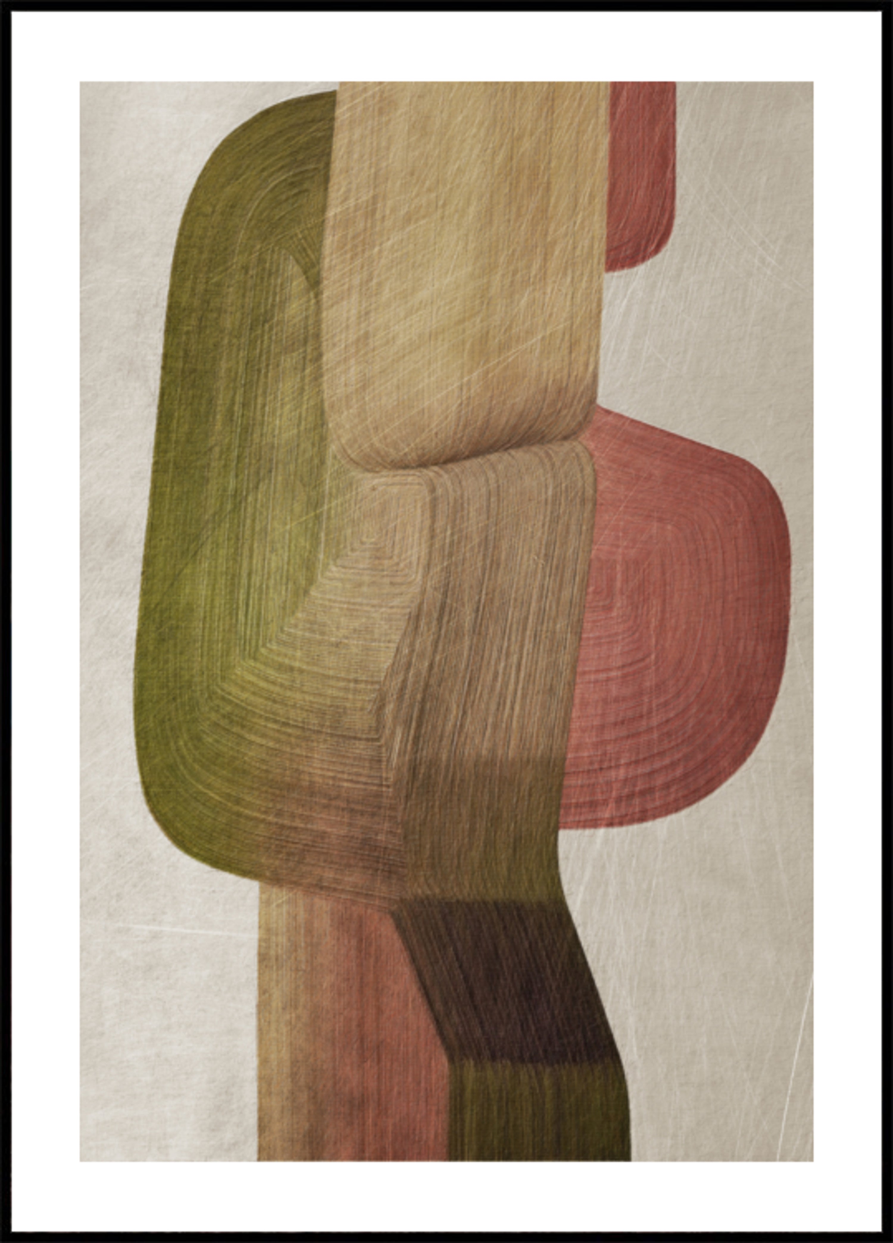 Aardse abstracte vormen
