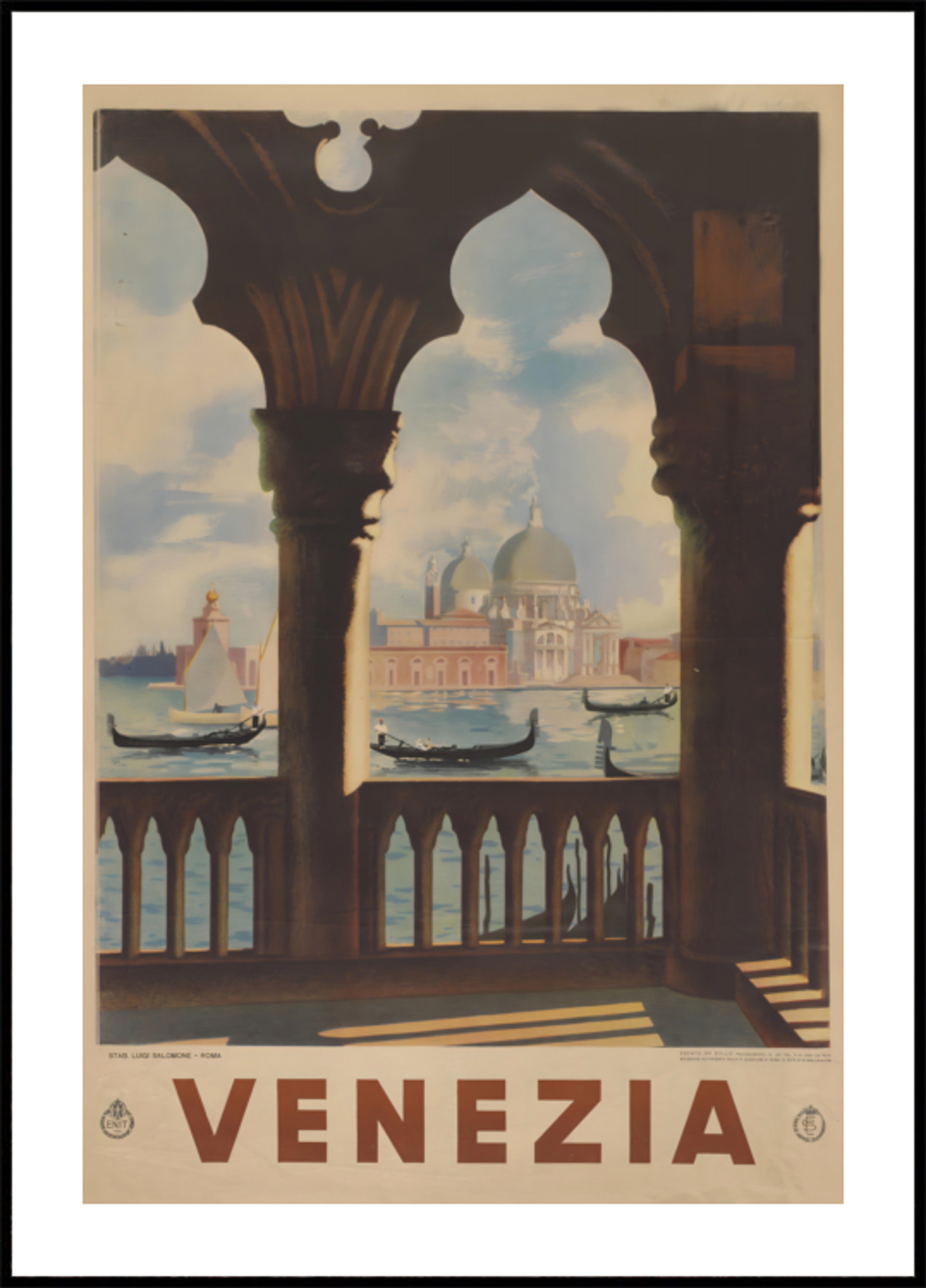 Uitzicht op het Canal Grande in Venetië