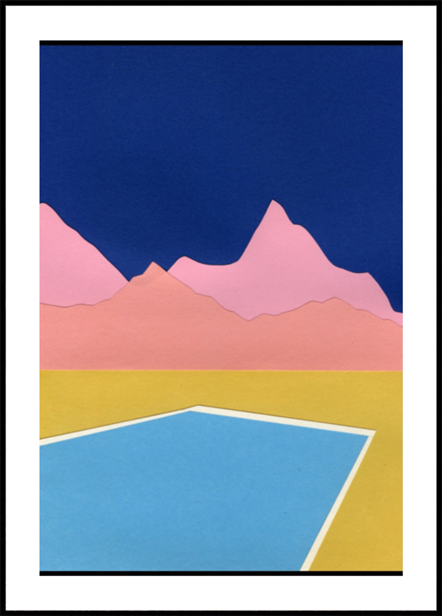 Fuji No Yukei, Japanse houtsnedeposter