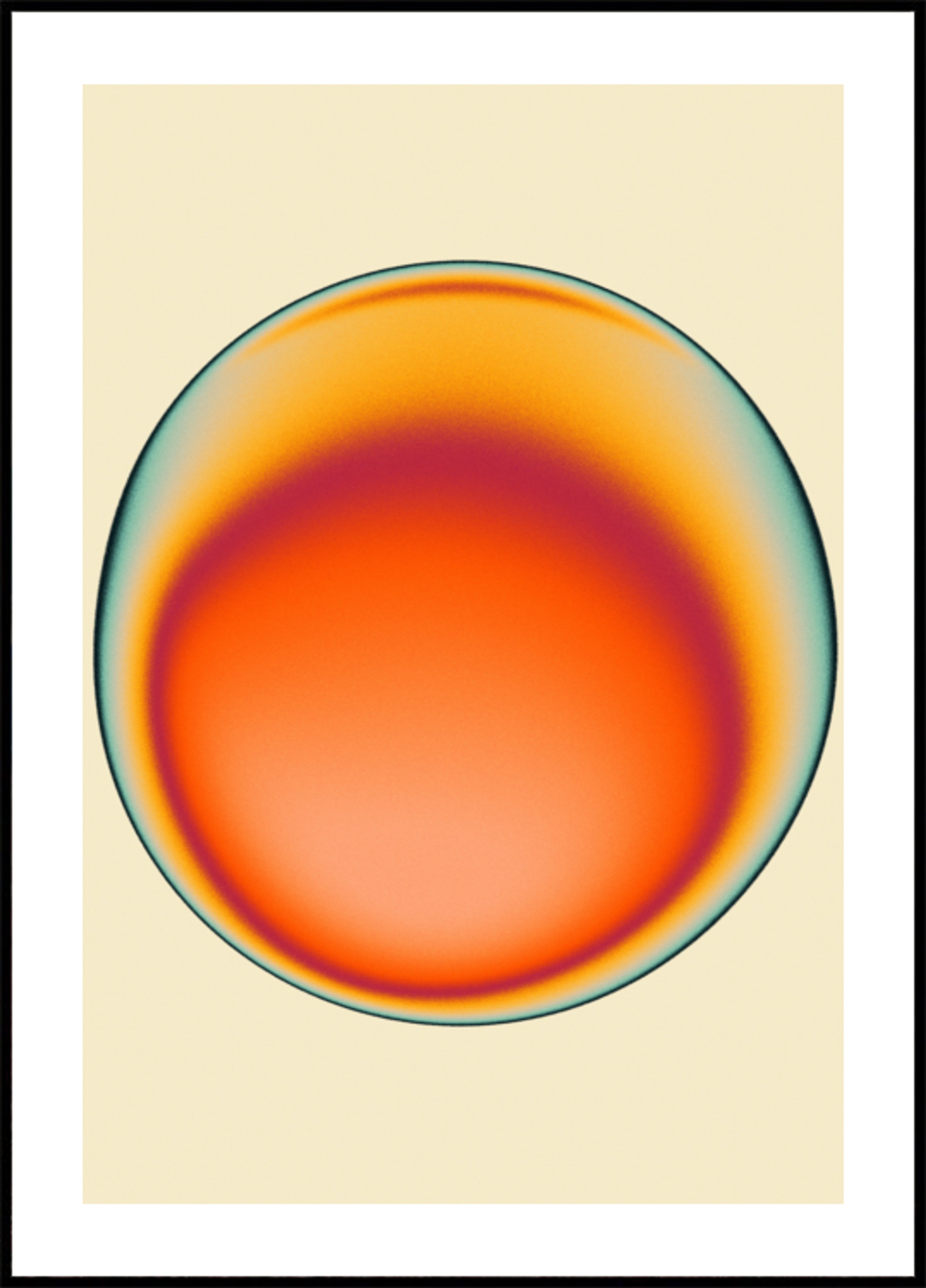 Warme abstracte gloed