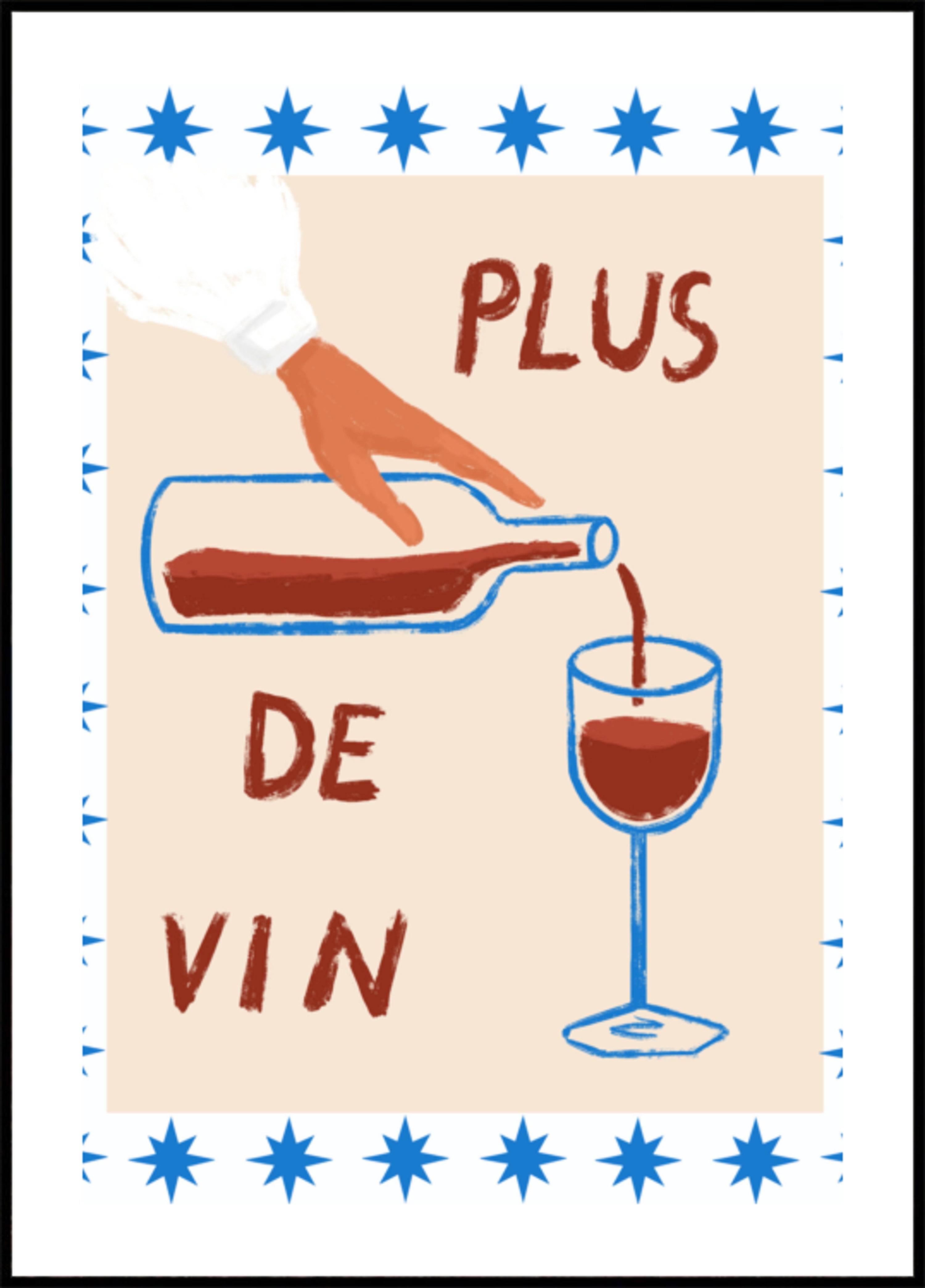 Wijn giet genot