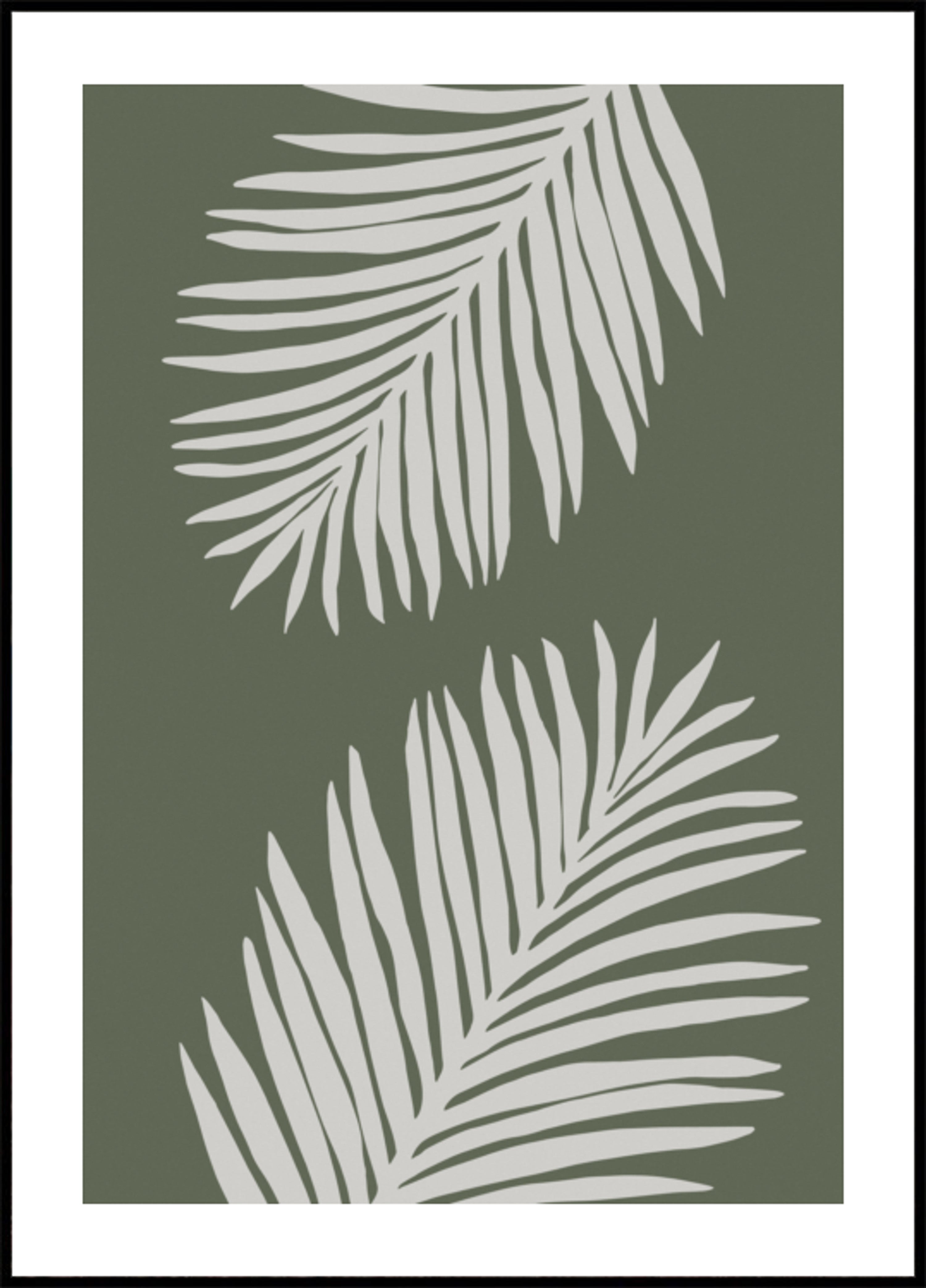 Rustige palmbladeren