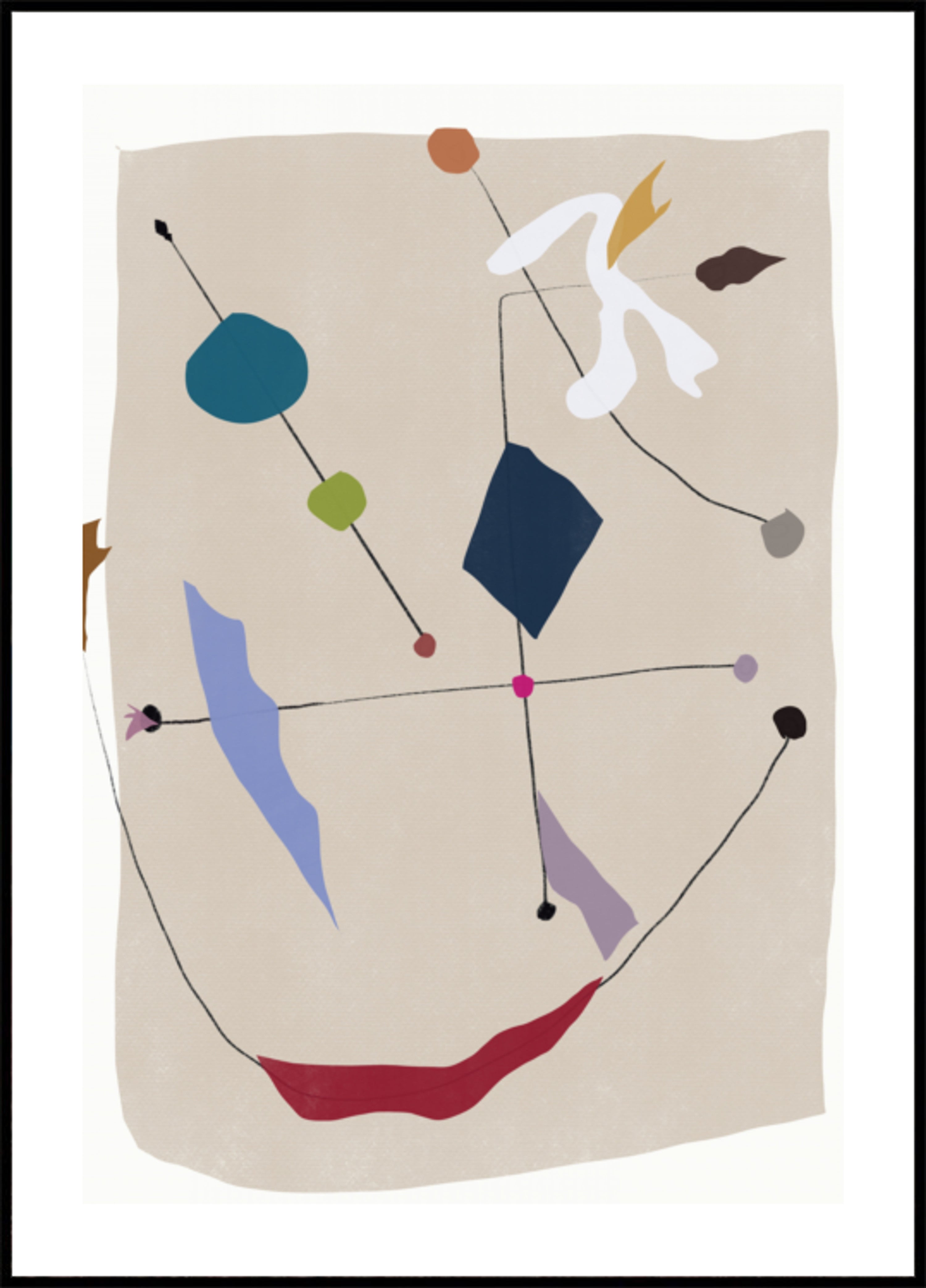 Grillige abstracte vormen