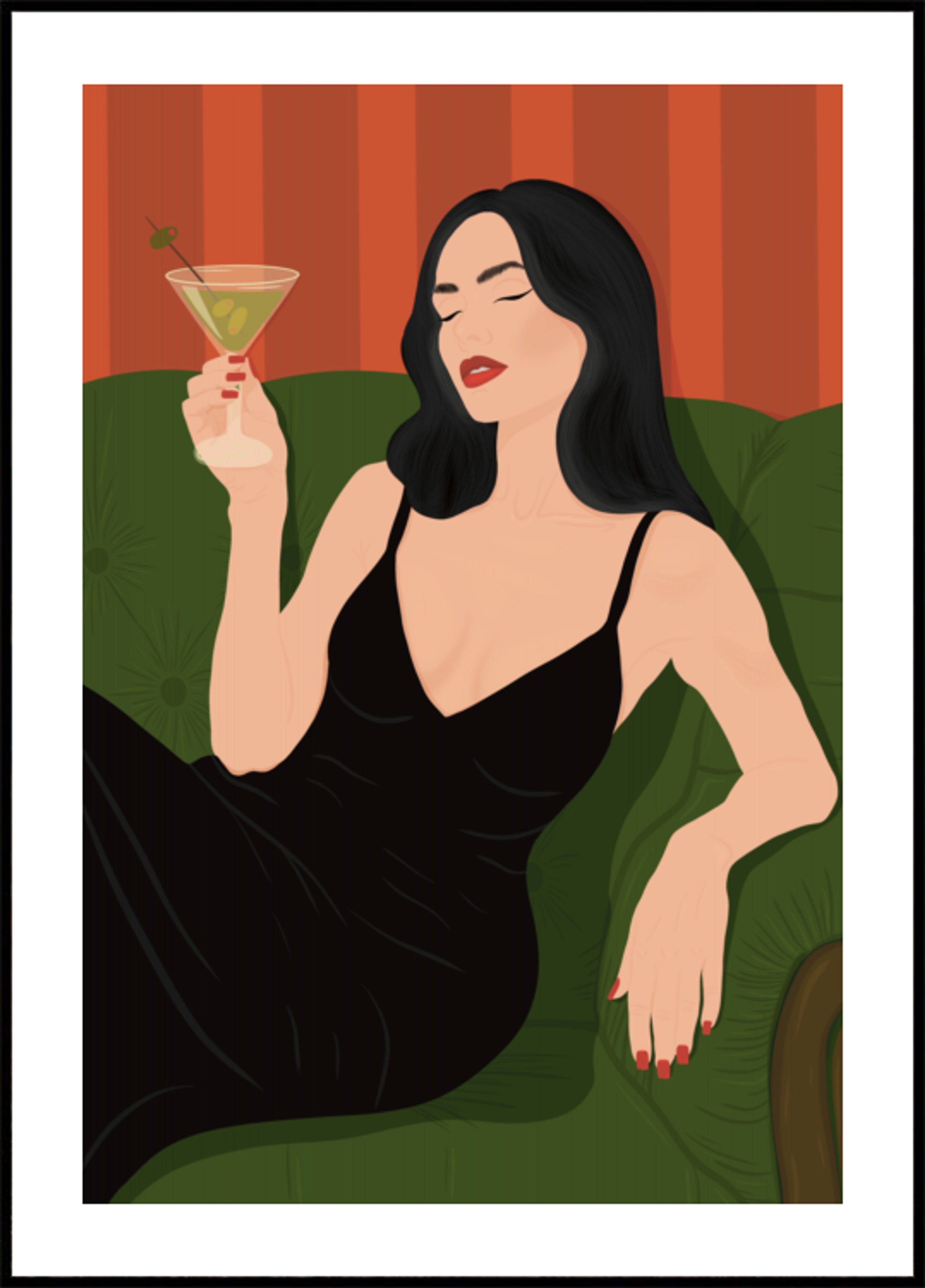Elegante Martini-dame
