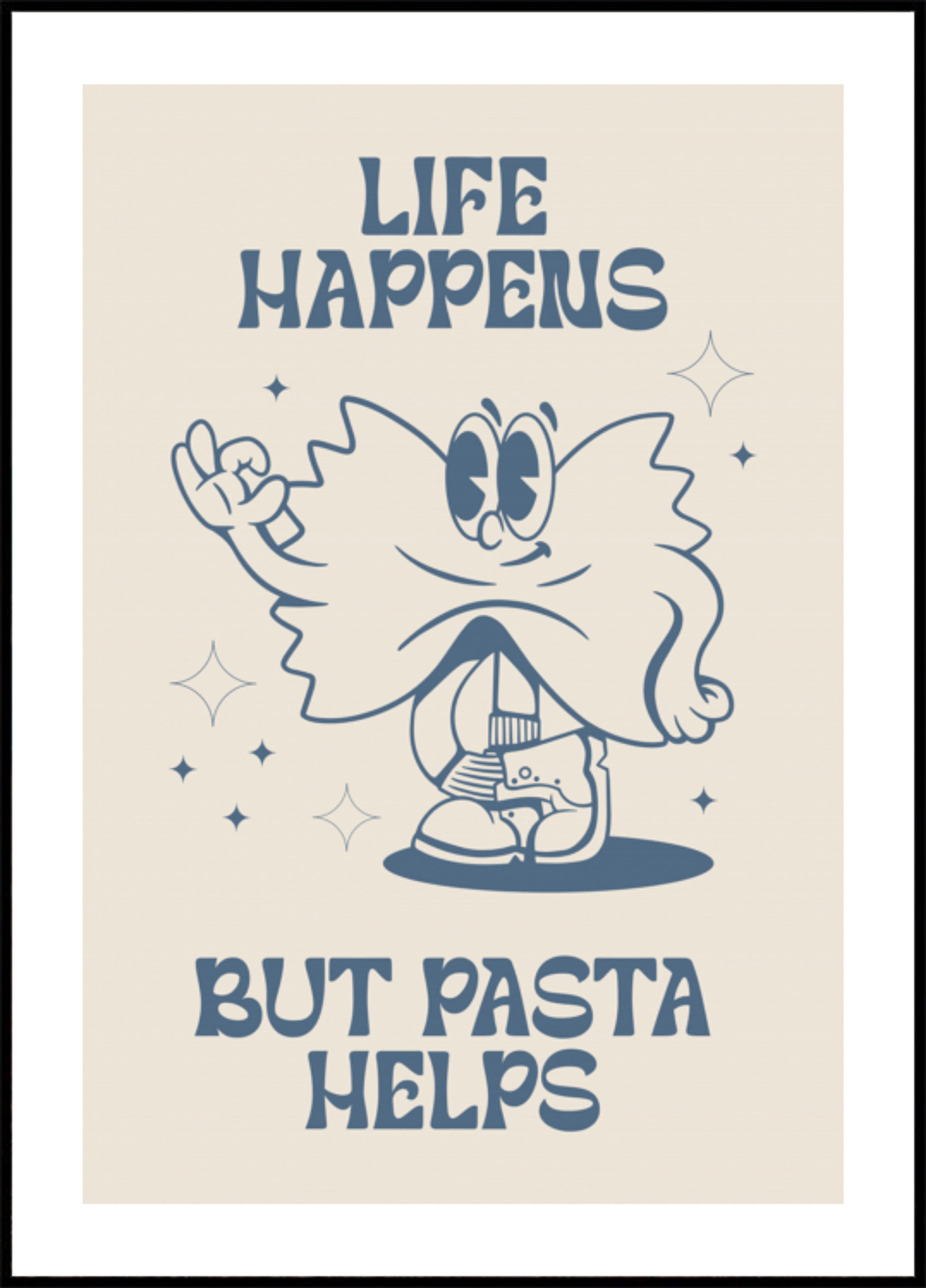 Het leven gebeurt Pasta helpt