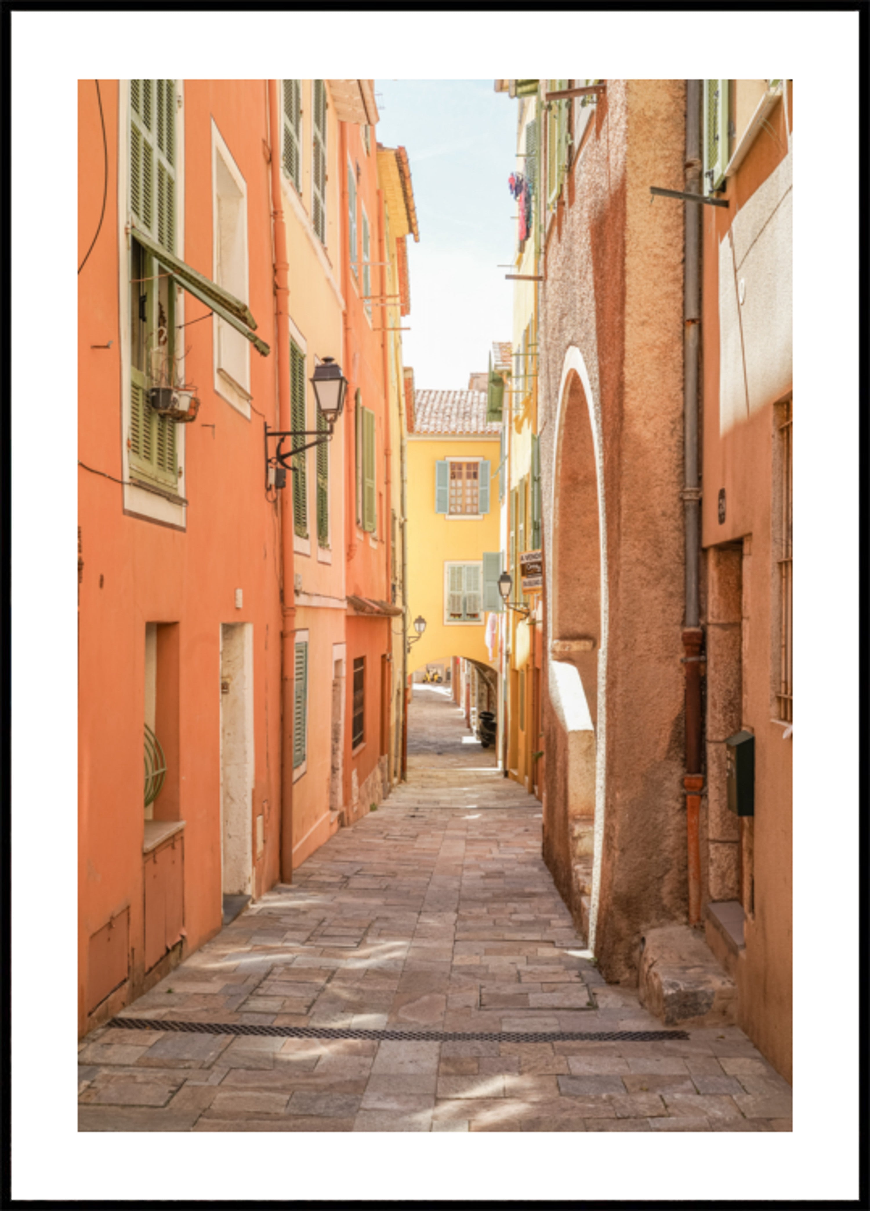 Levendige Europese steeg