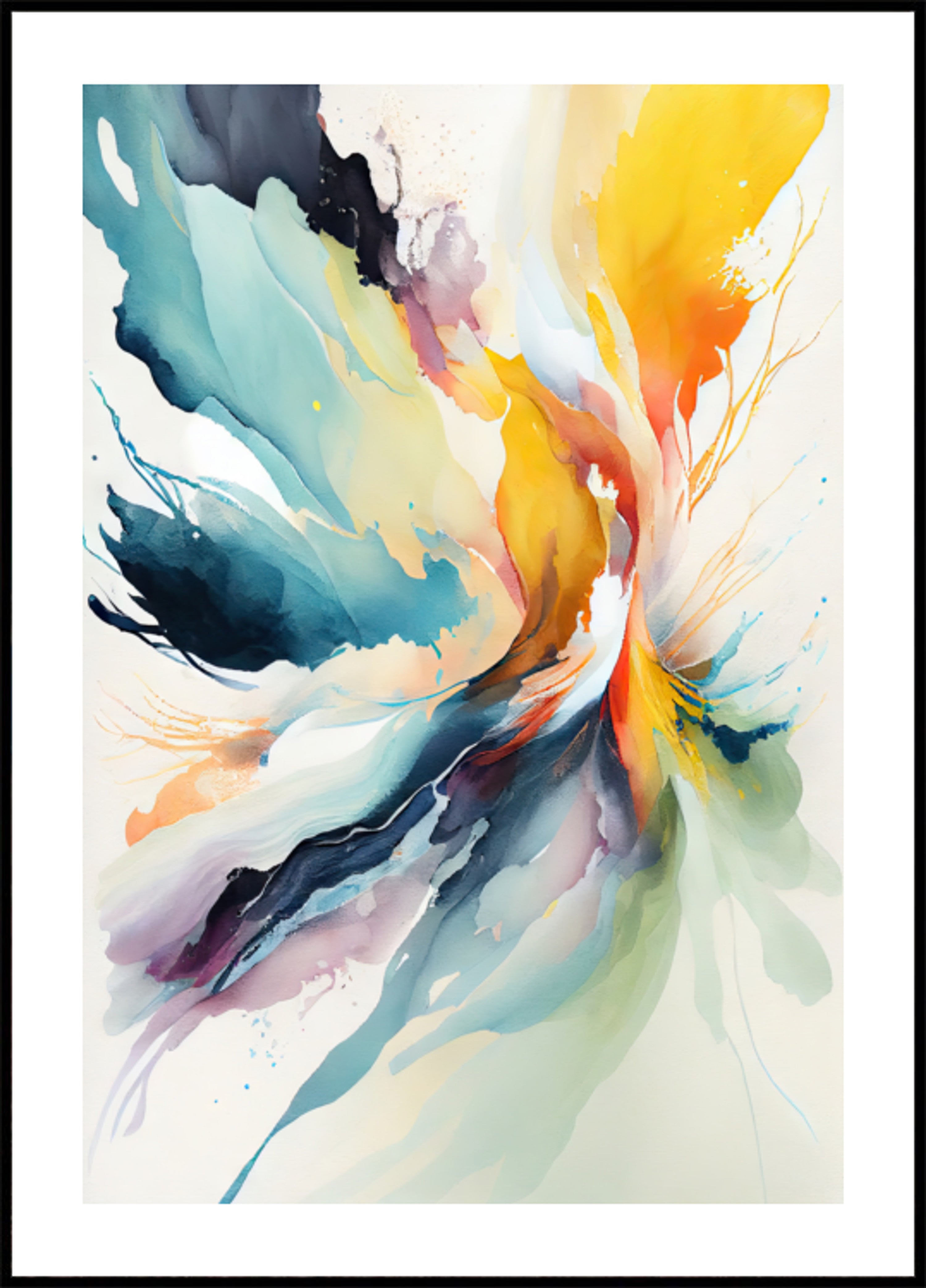 Levendige abstracte stroom