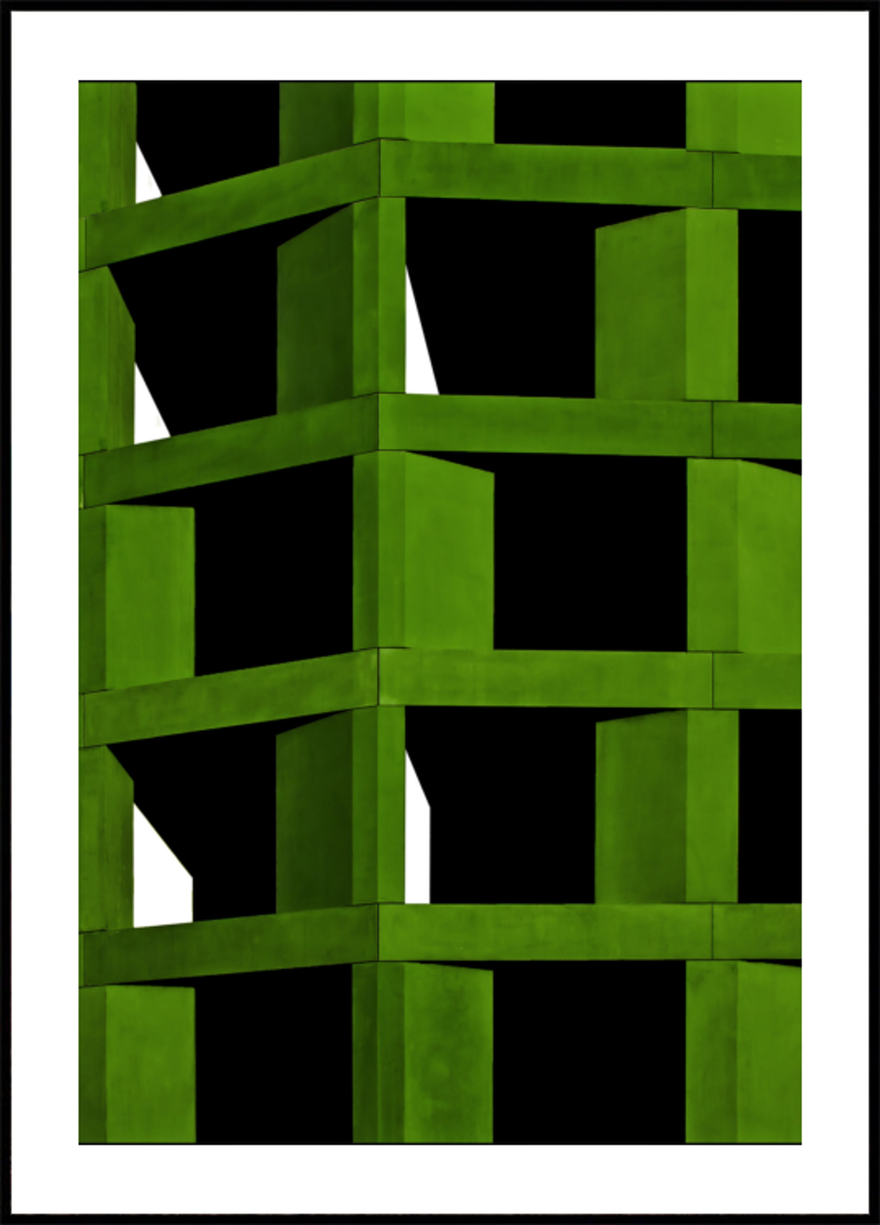Levendige groene geometrie