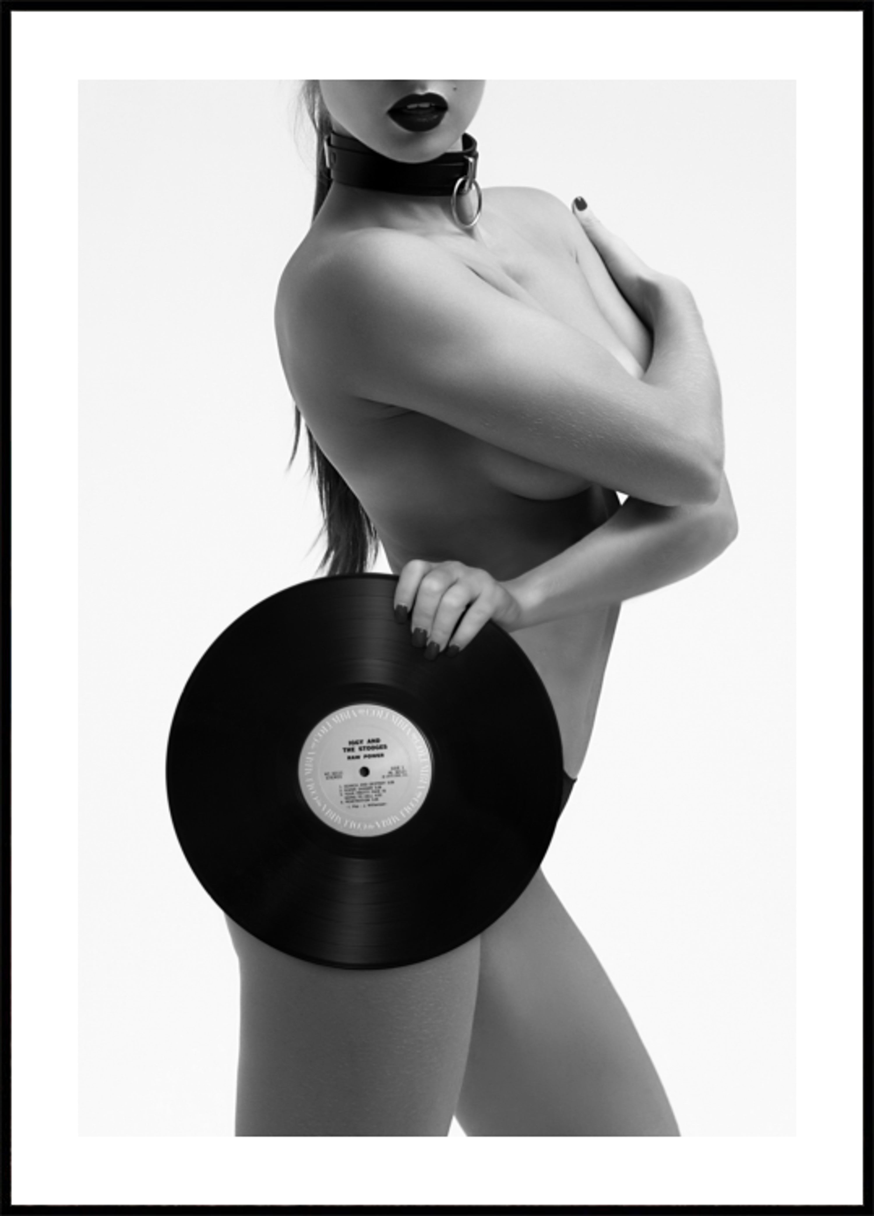 Donkere vinylschoonheid