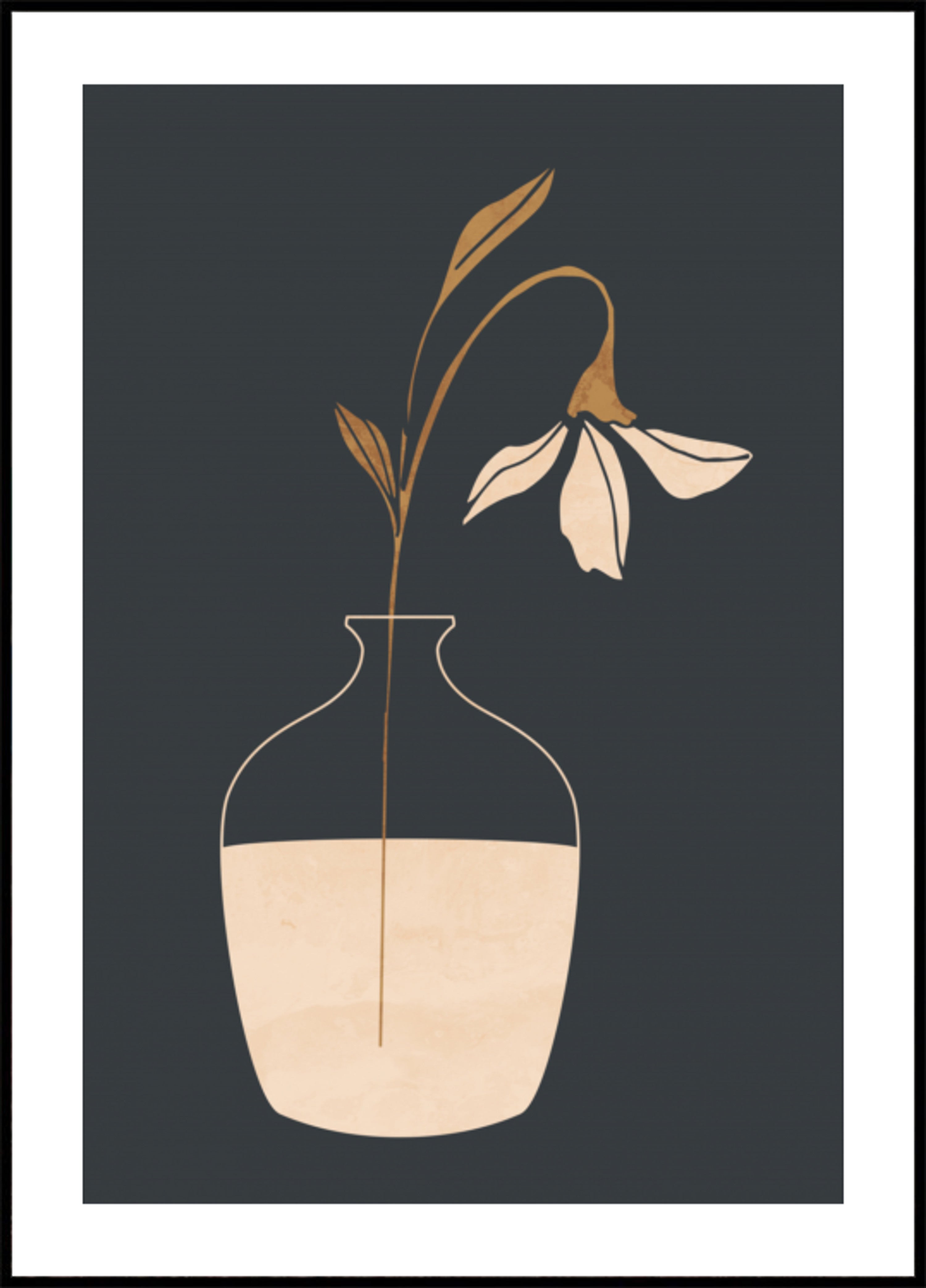Sierlijke botanische vaas