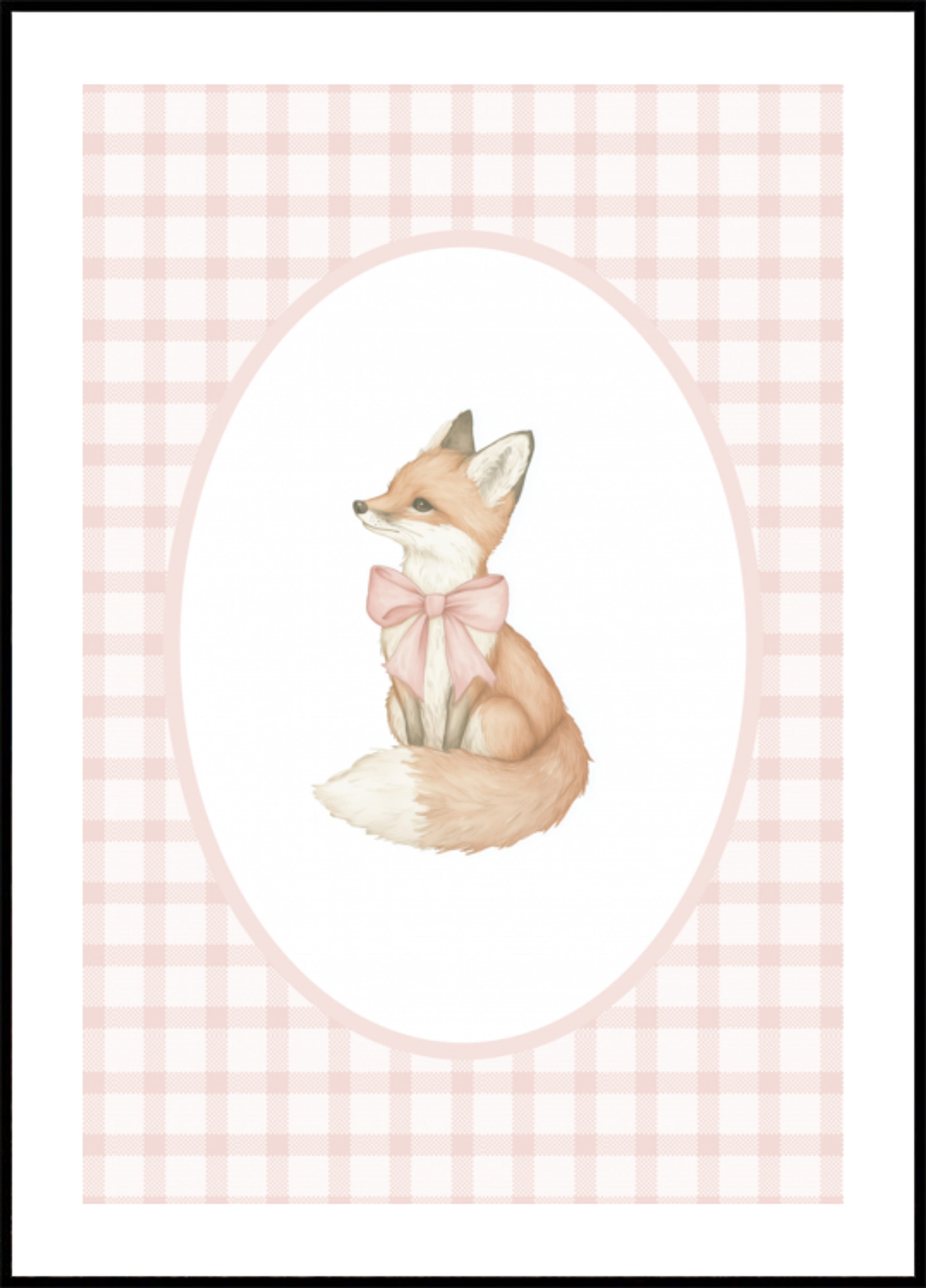 Charmante Fox roze strik