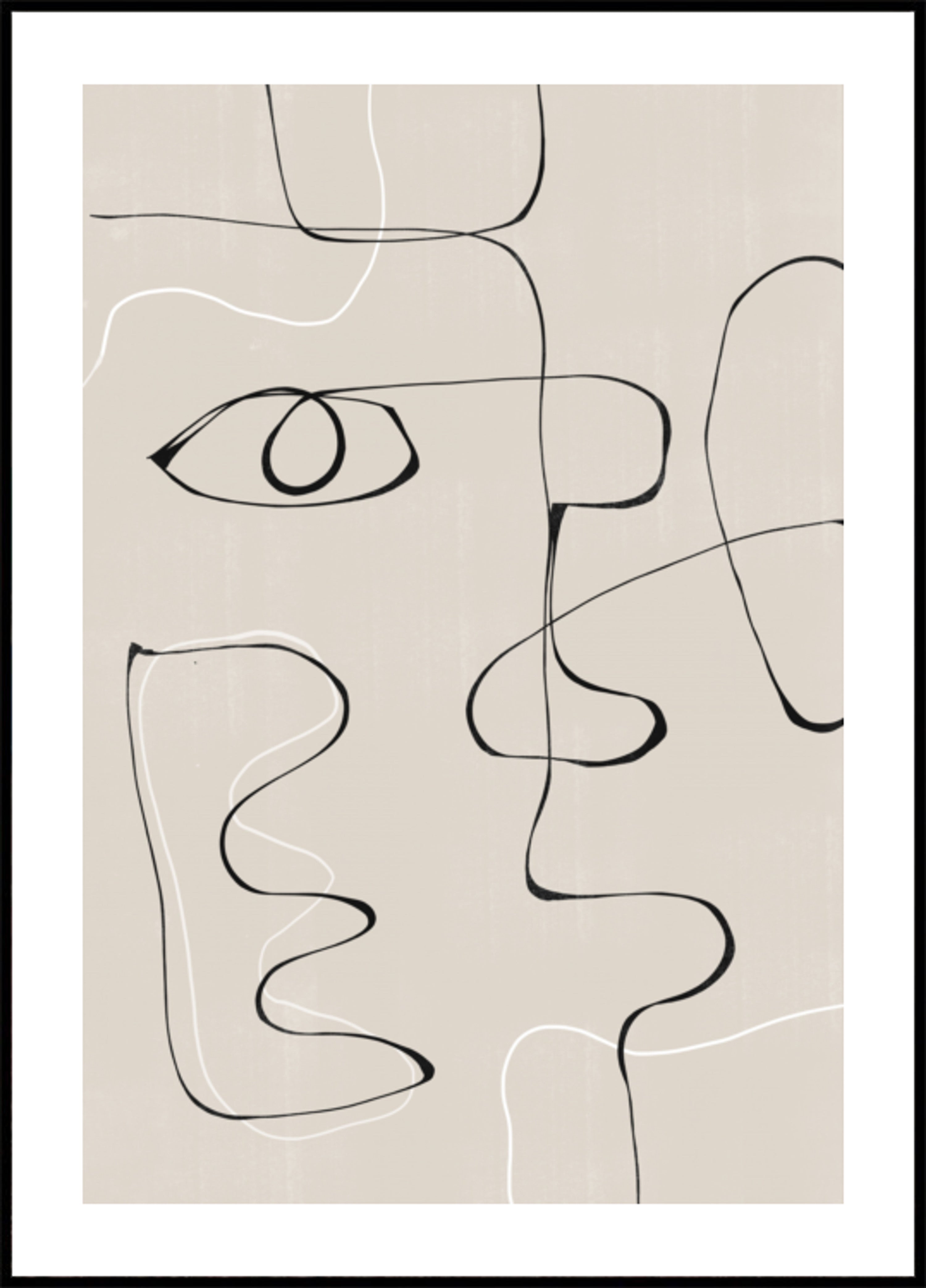 Abstract gezichtslandschap