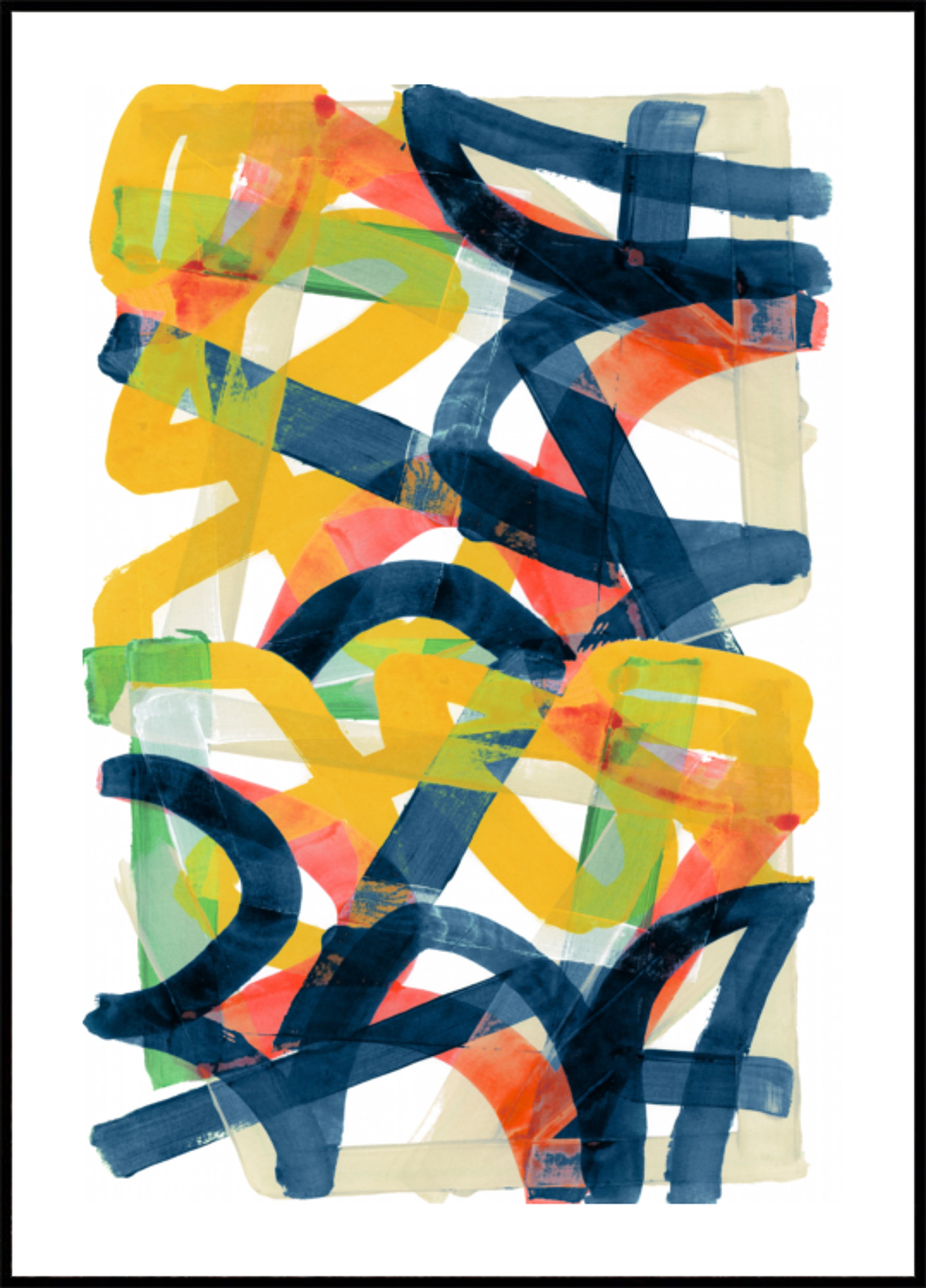Levendige abstracte lijnen
