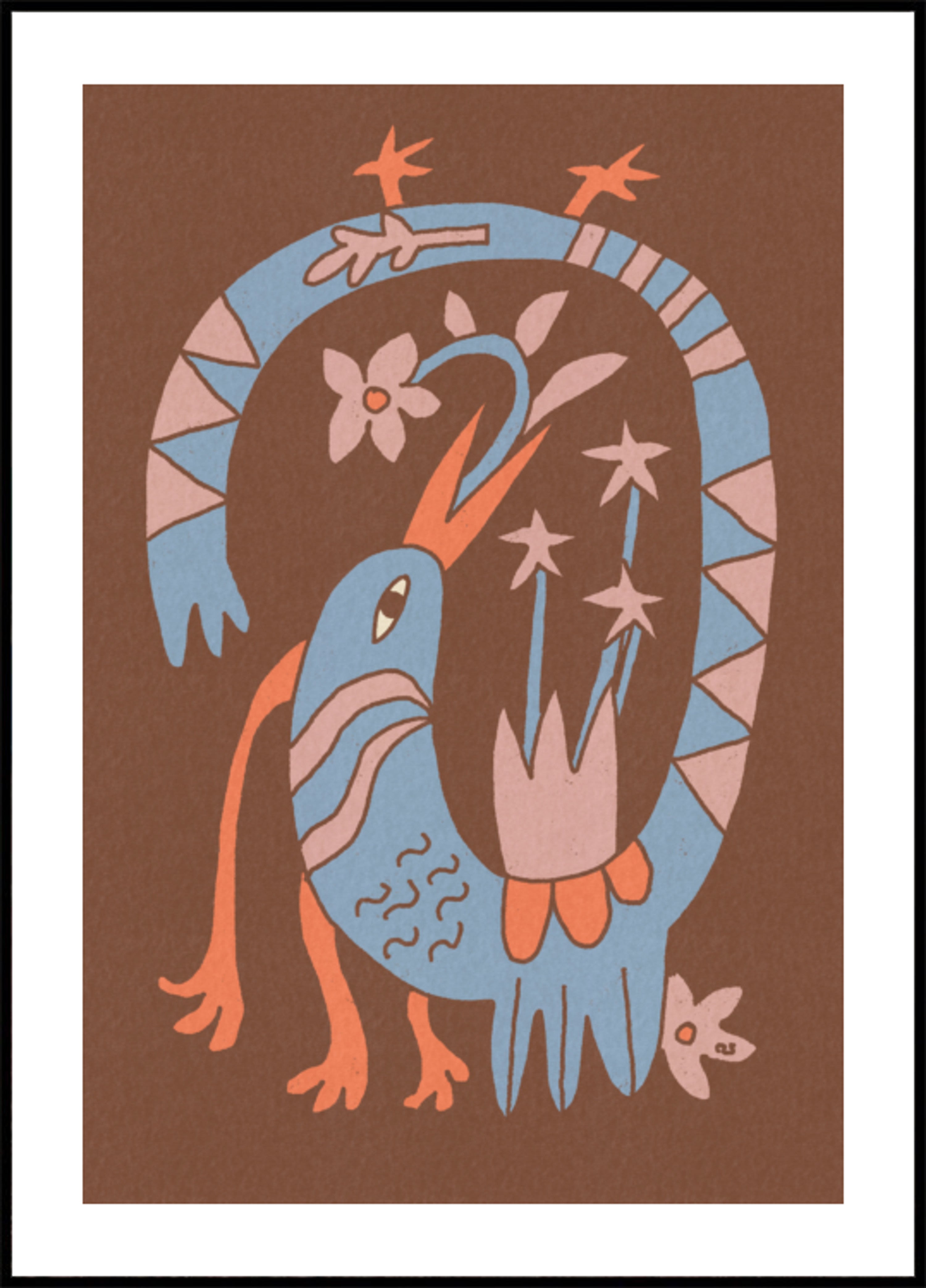 Grillige volksvogel