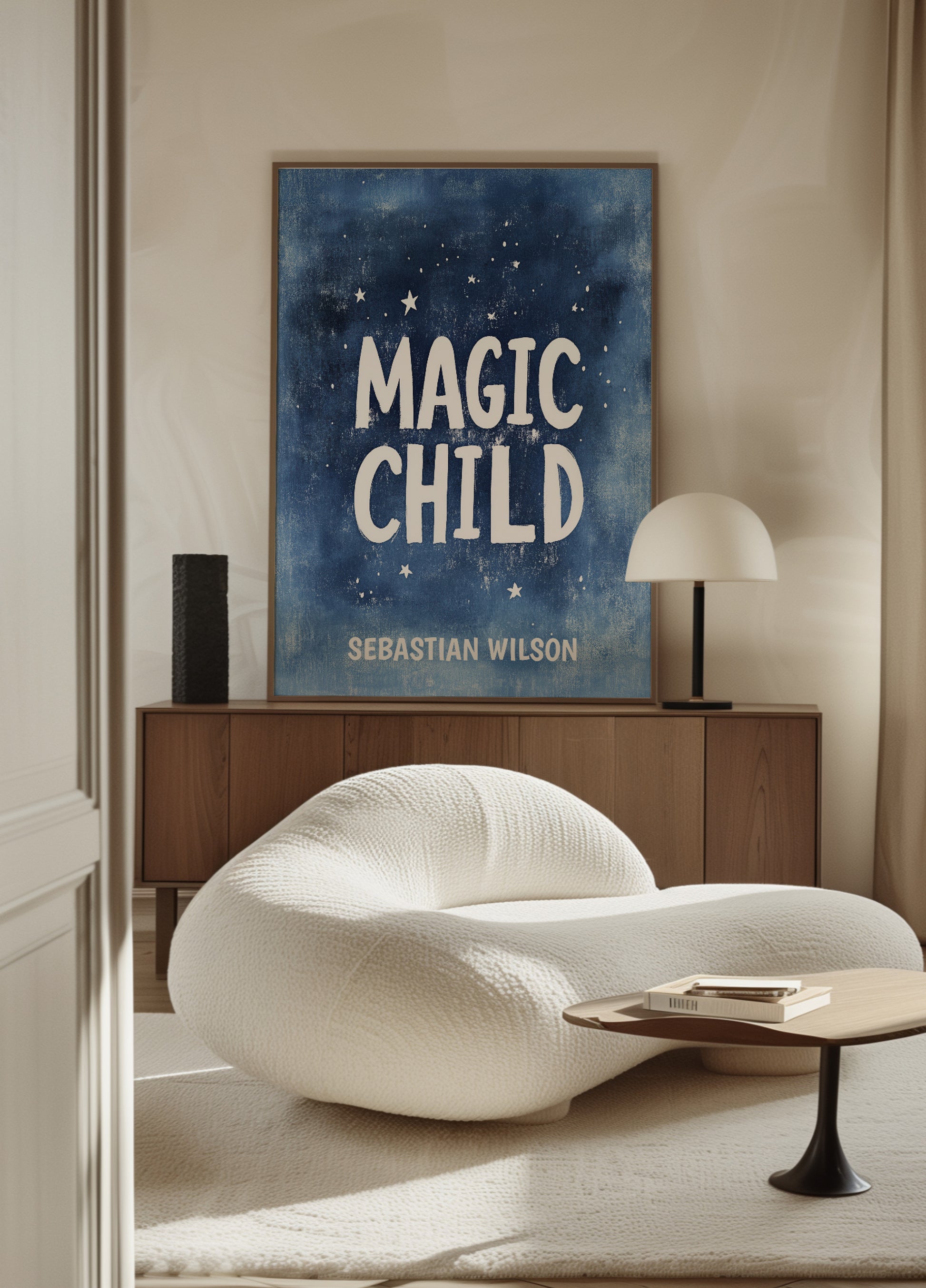 Inspirerende woordposter voor kinderen