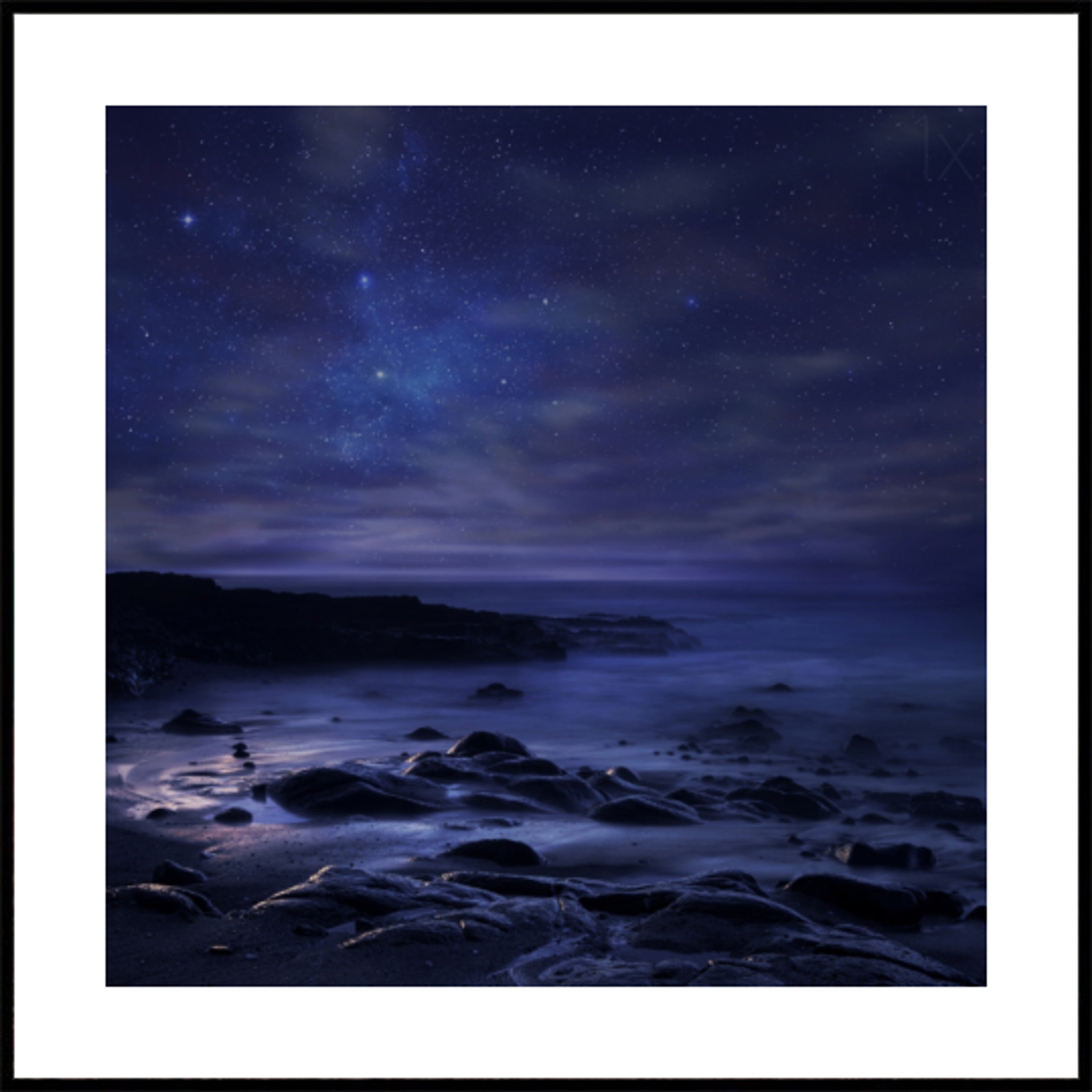 Sterrennacht kust